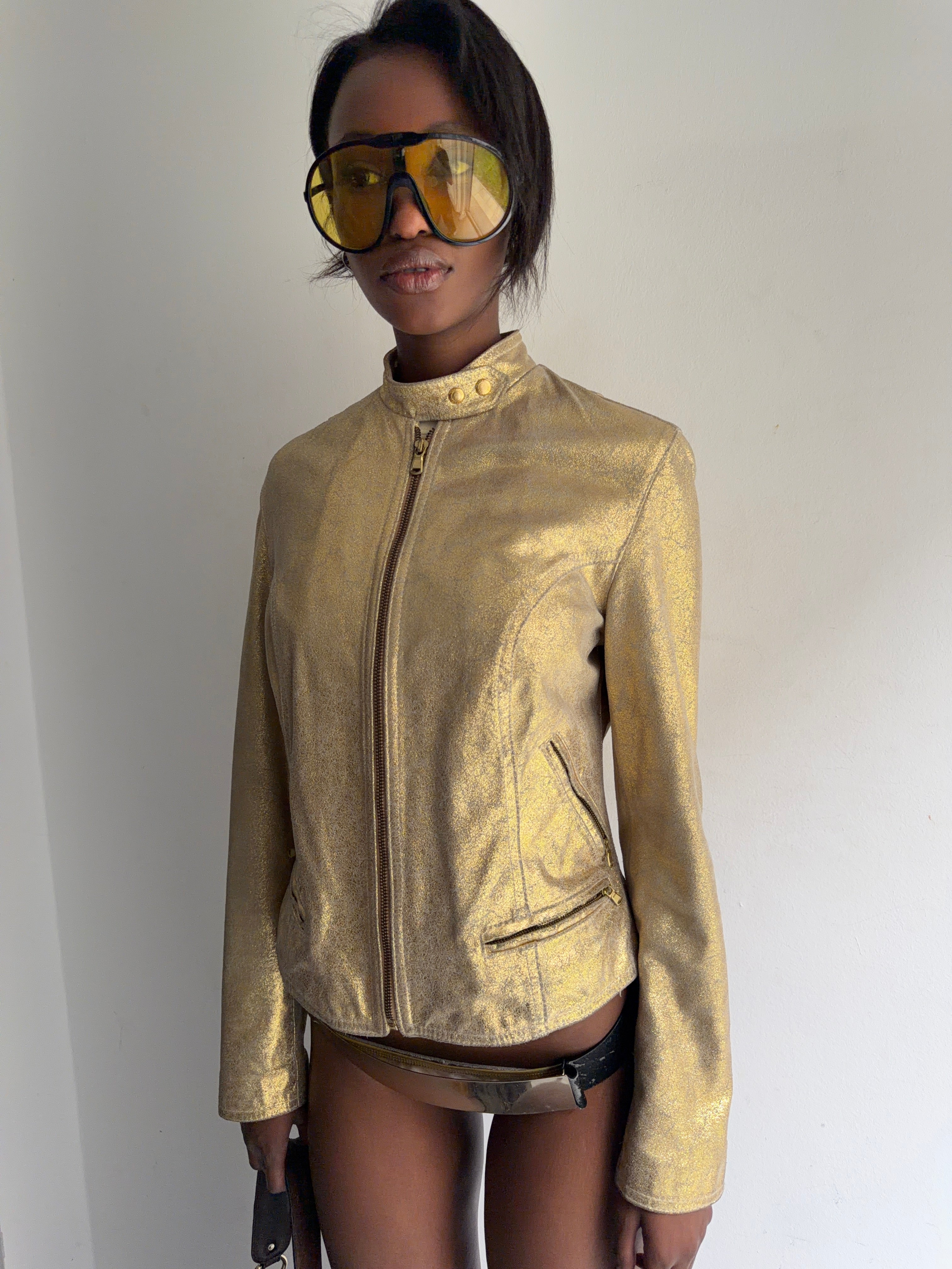 real leather jacket