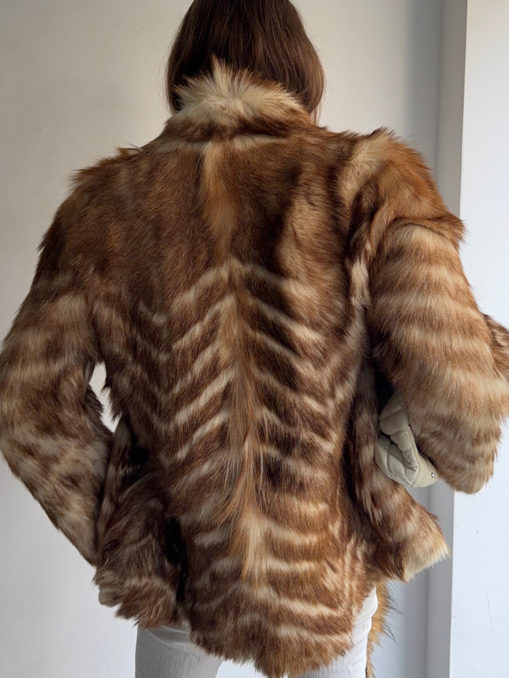 Real fur jacket