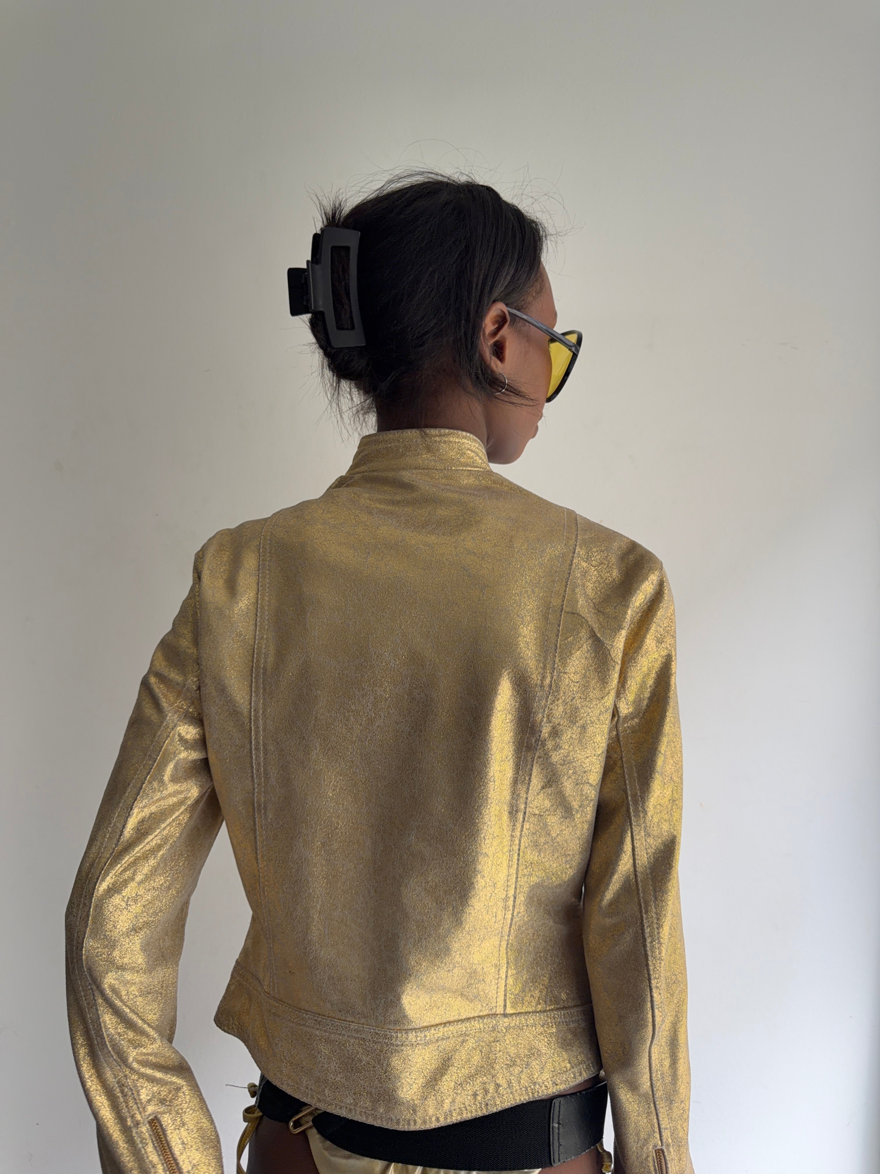 real leather jacket
