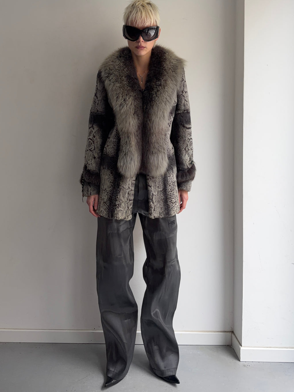 real fur coat