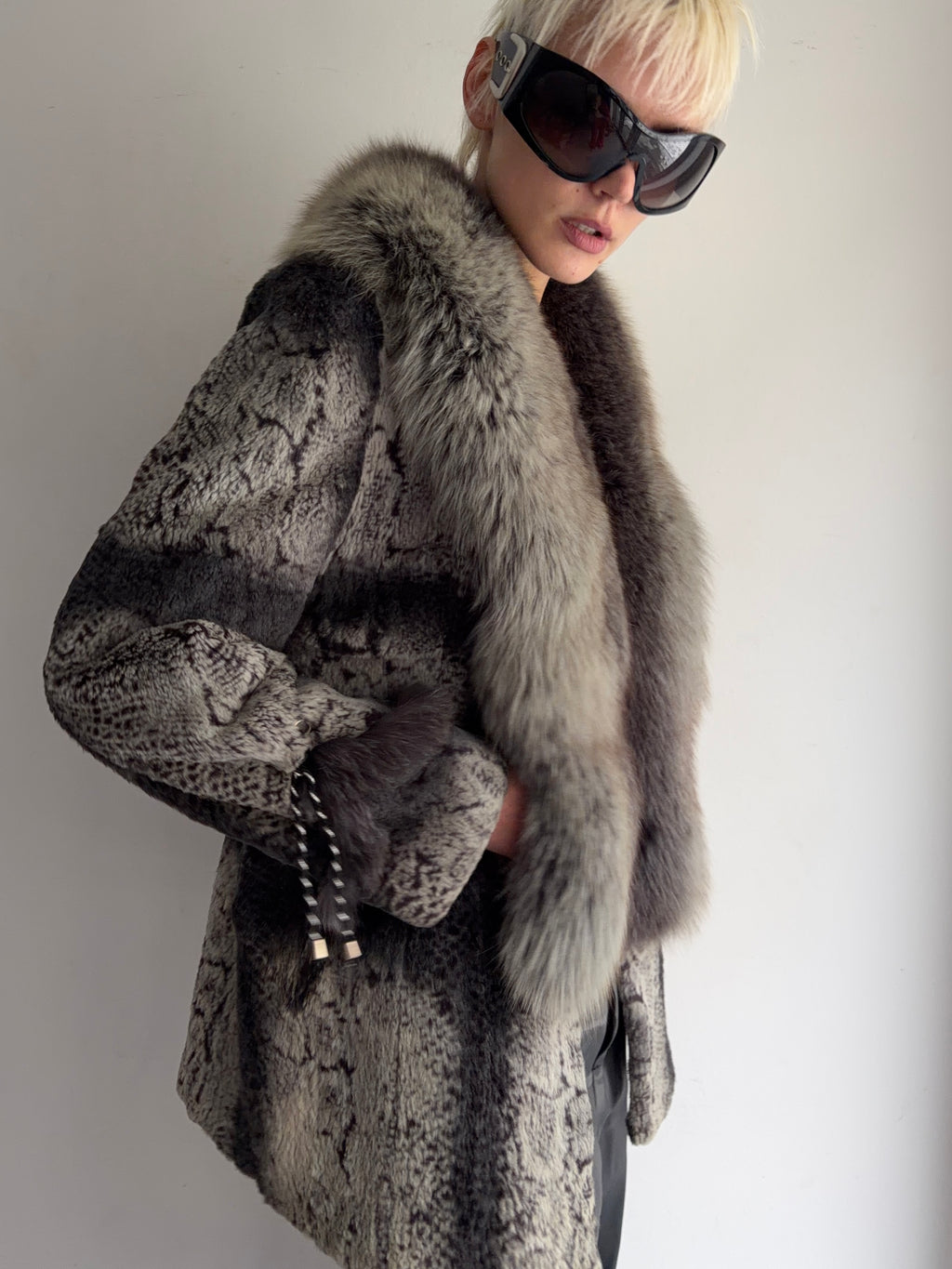 real fur coat