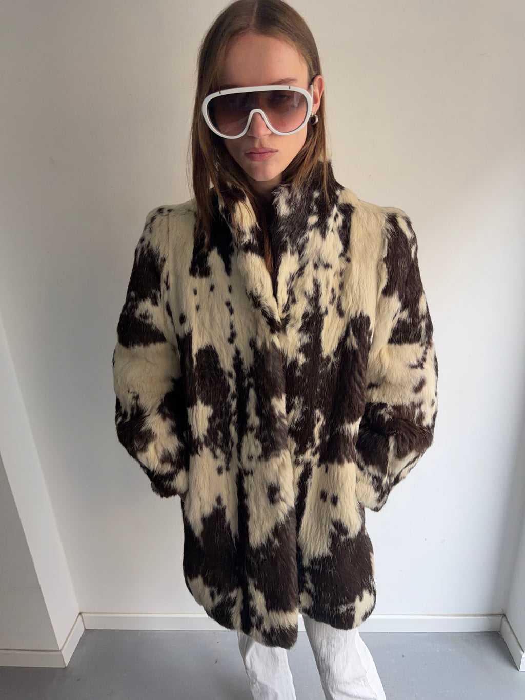 real fur coat