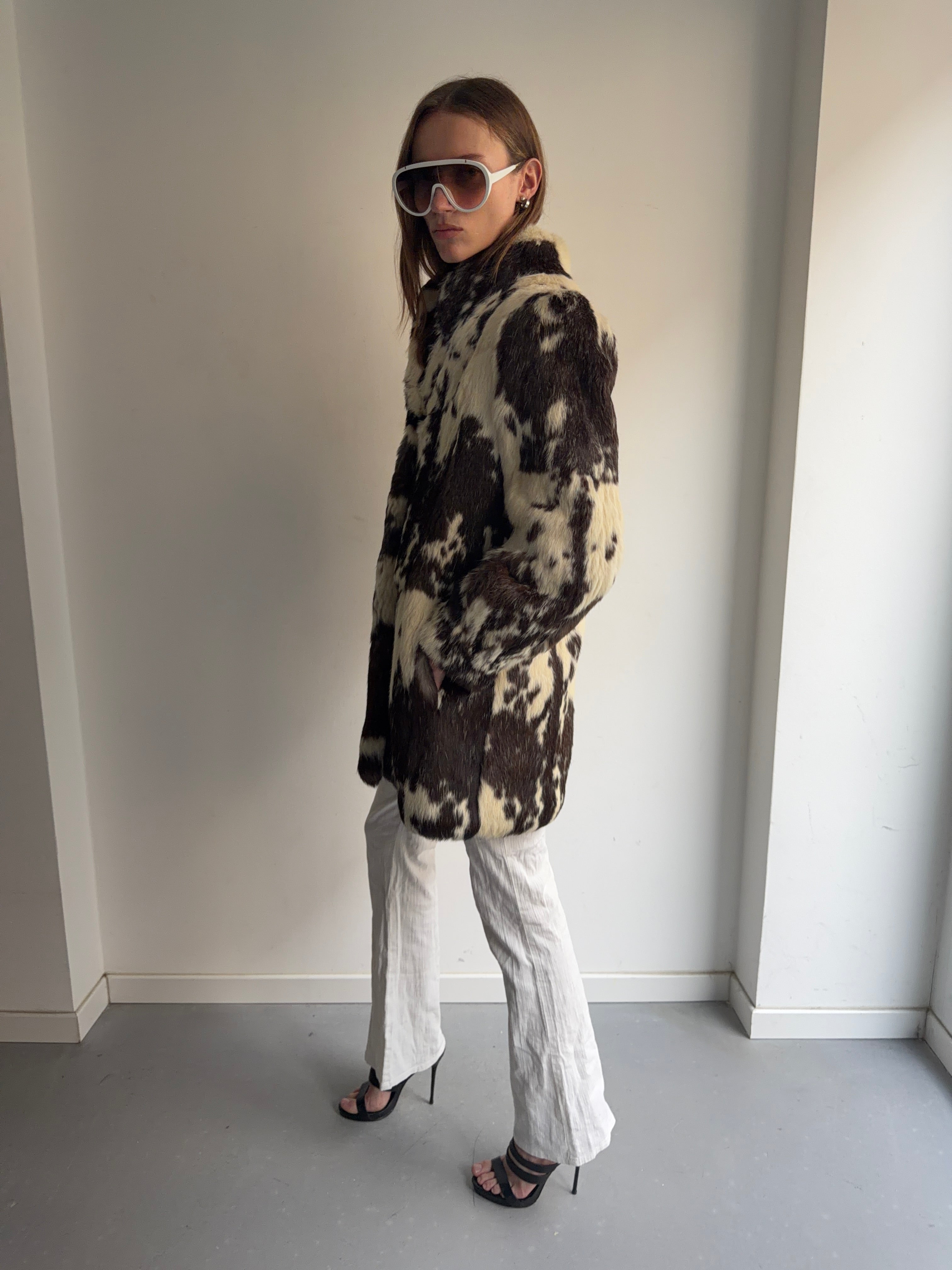 real fur coat