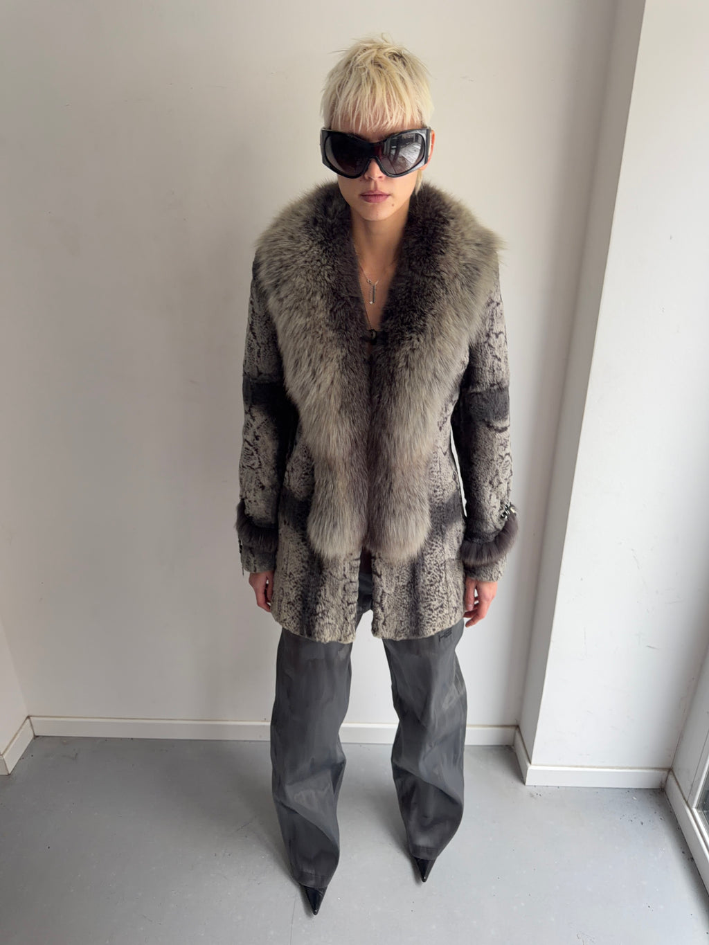 real fur coat