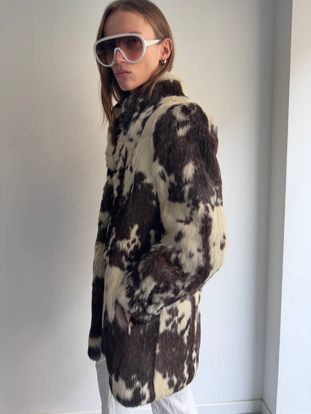 real fur coat