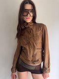 real leather jacket