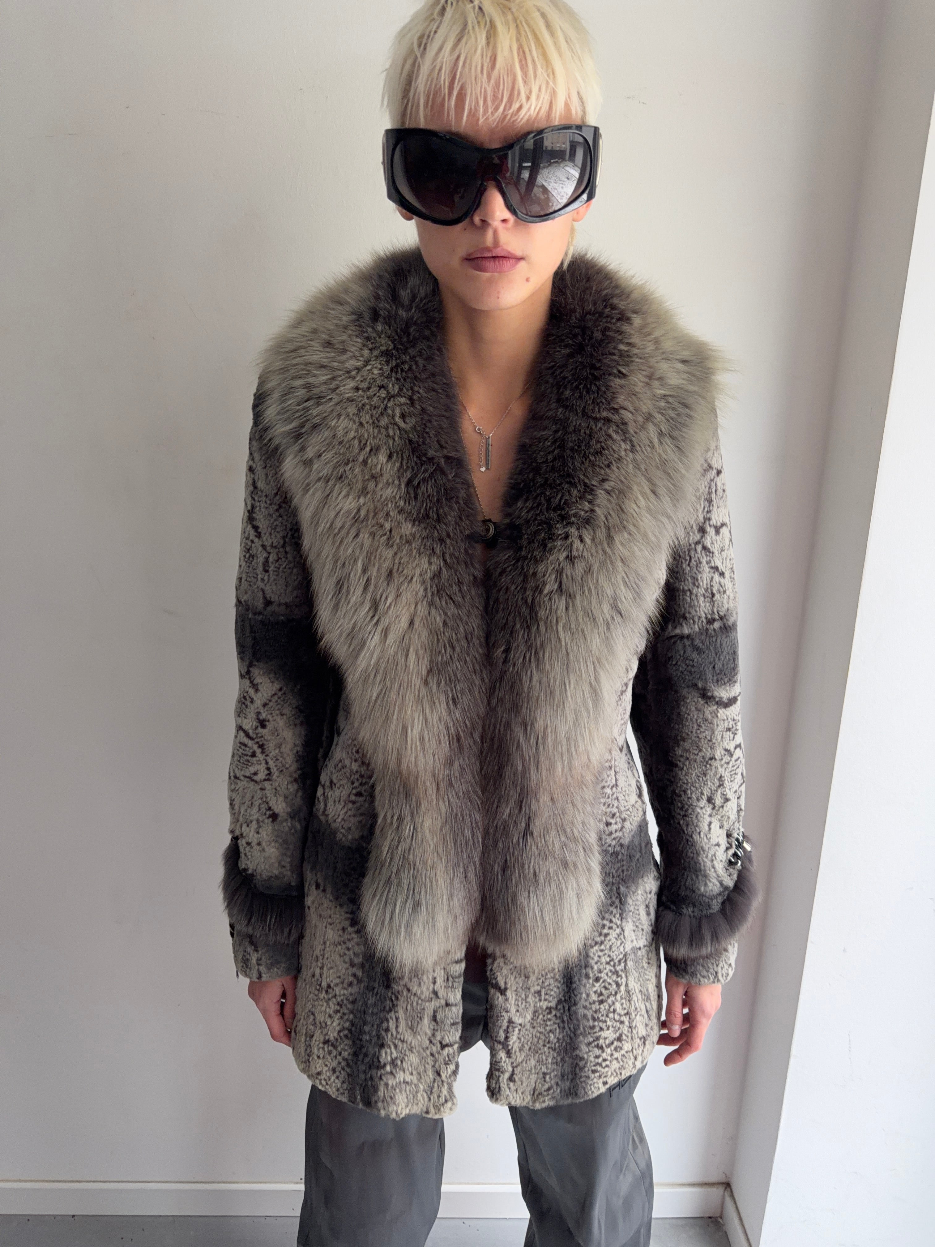 real fur coat