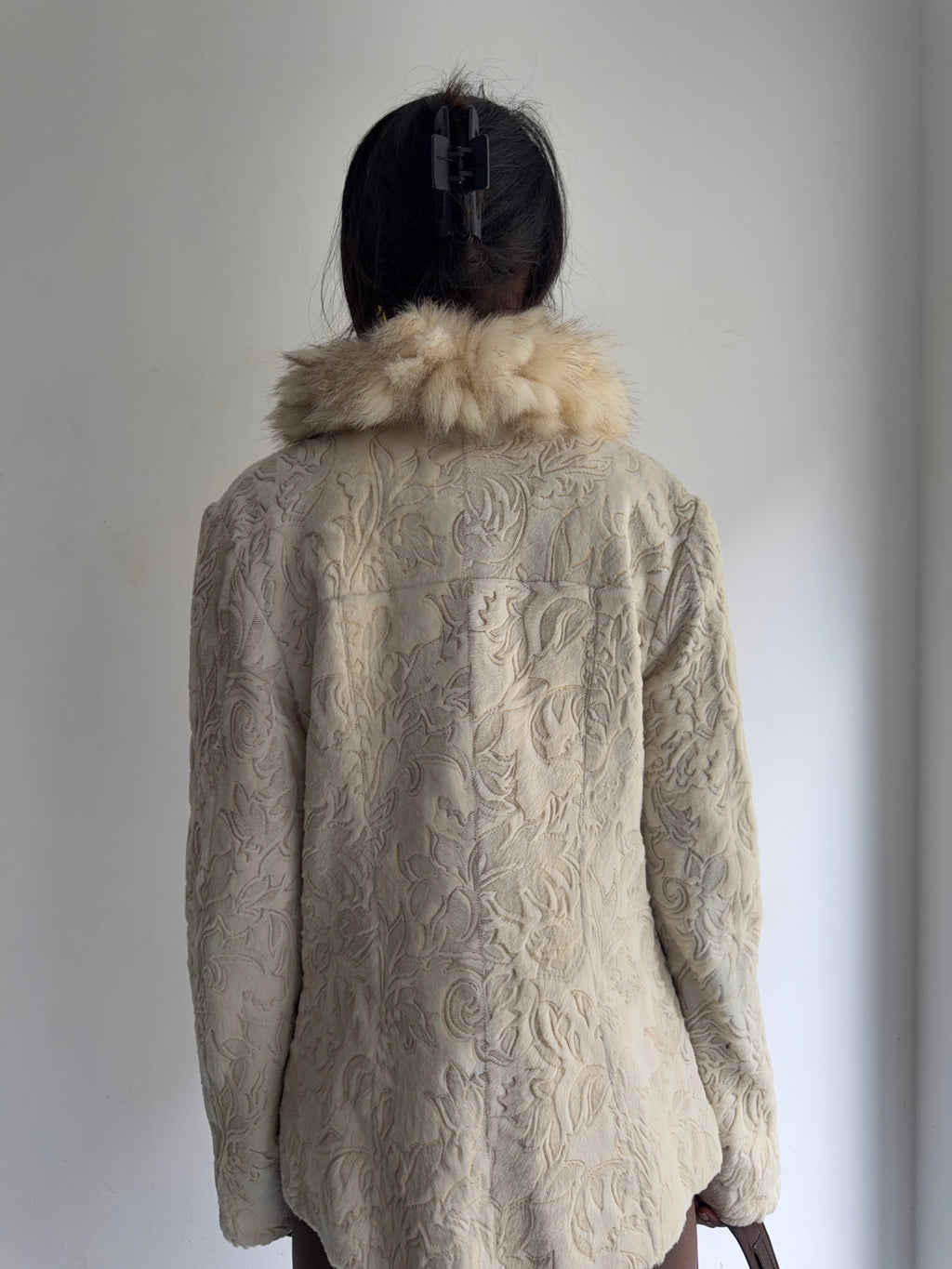 coat with real fur