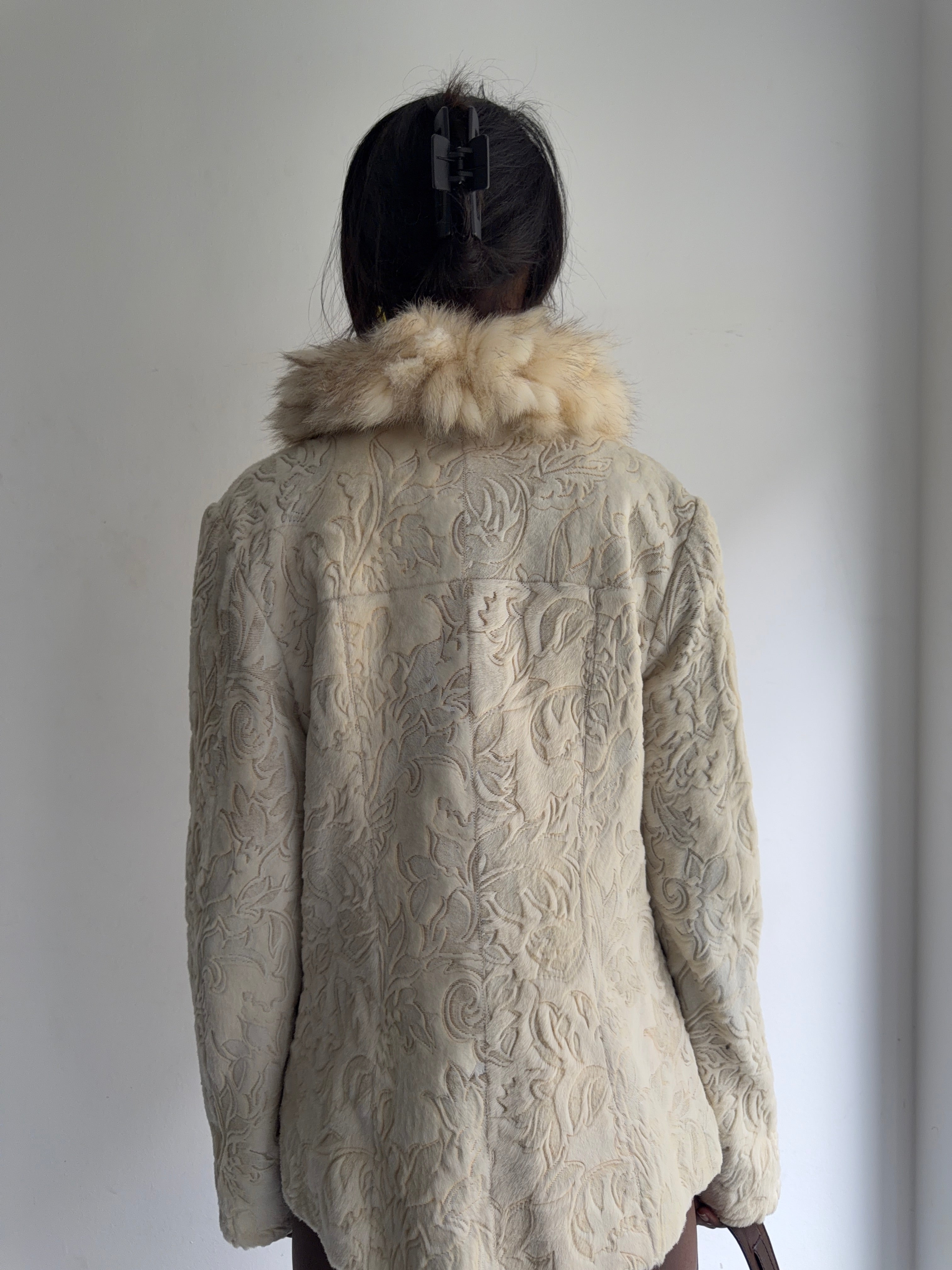 coat with real fur