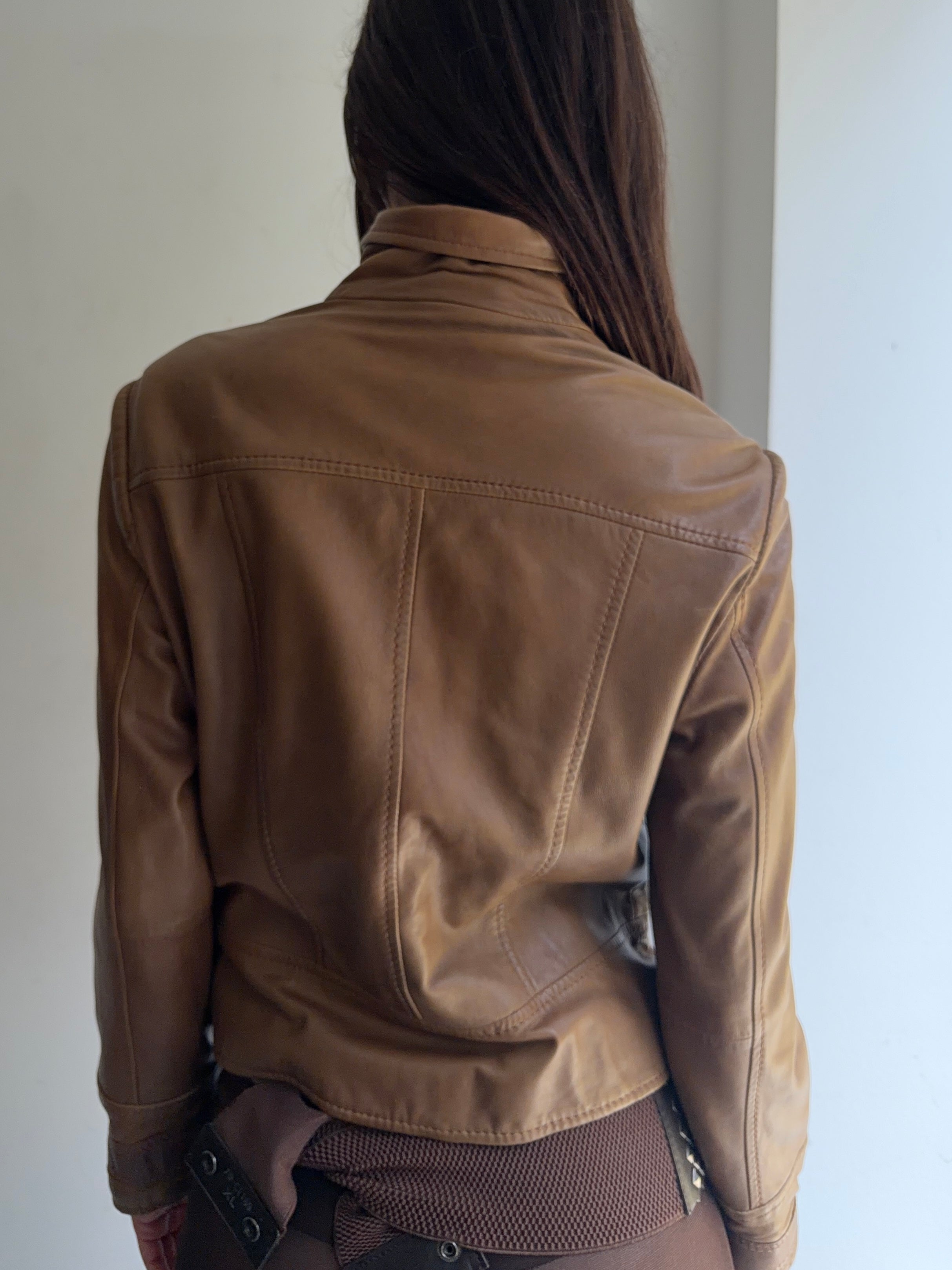 real leather jacket