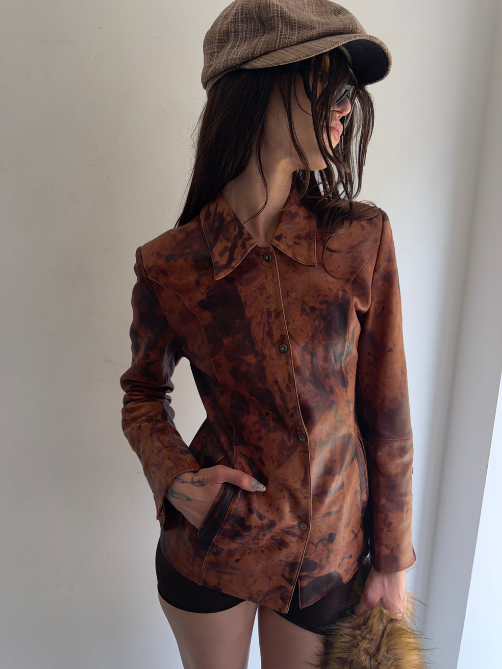 real leather jacket