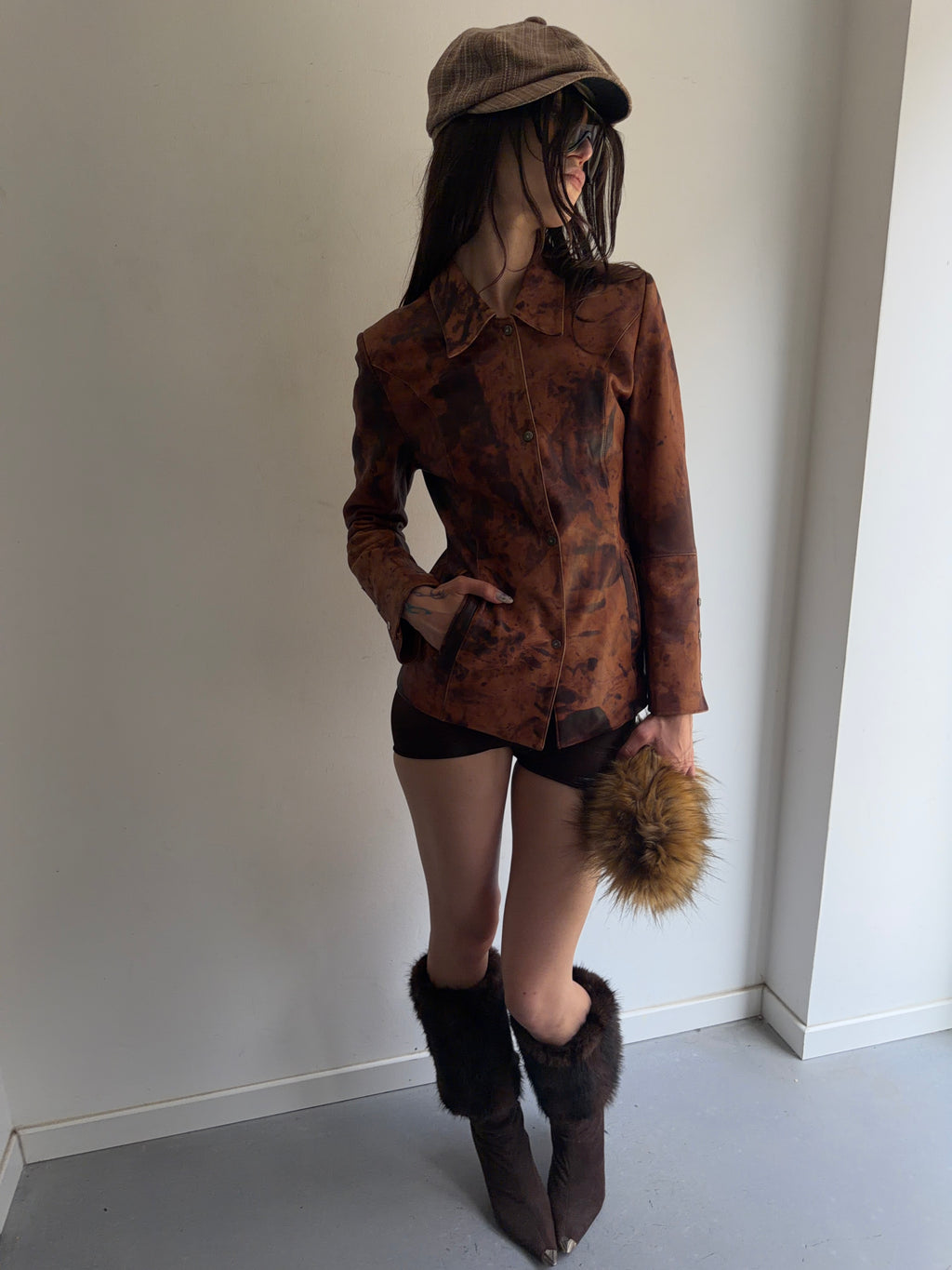 real leather jacket