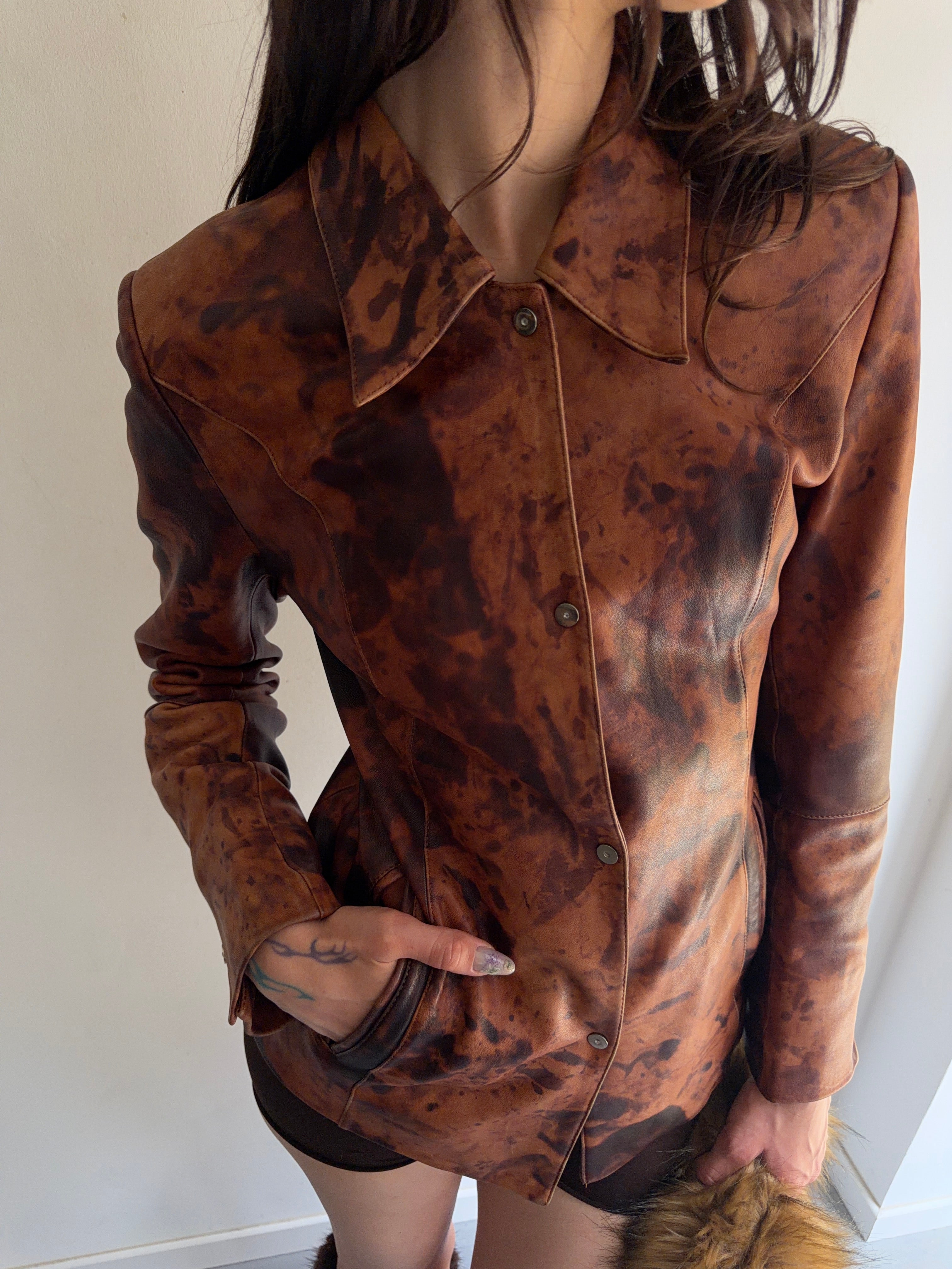 real leather jacket
