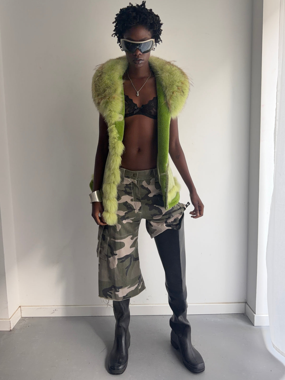 real fur vest