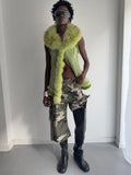 real fur vest