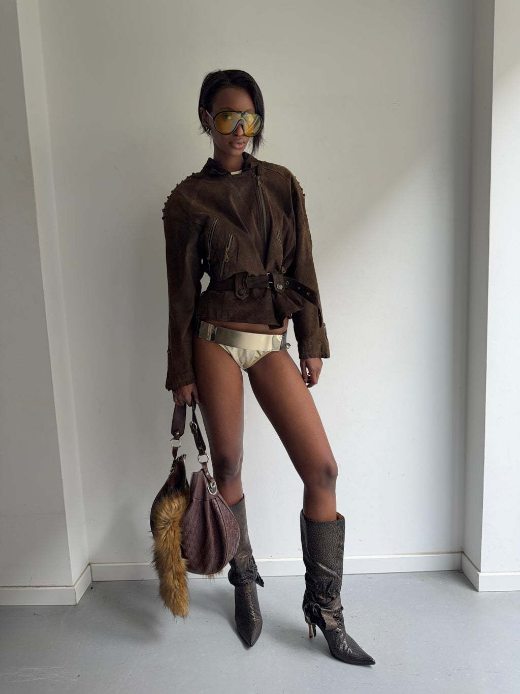 real leather jacket