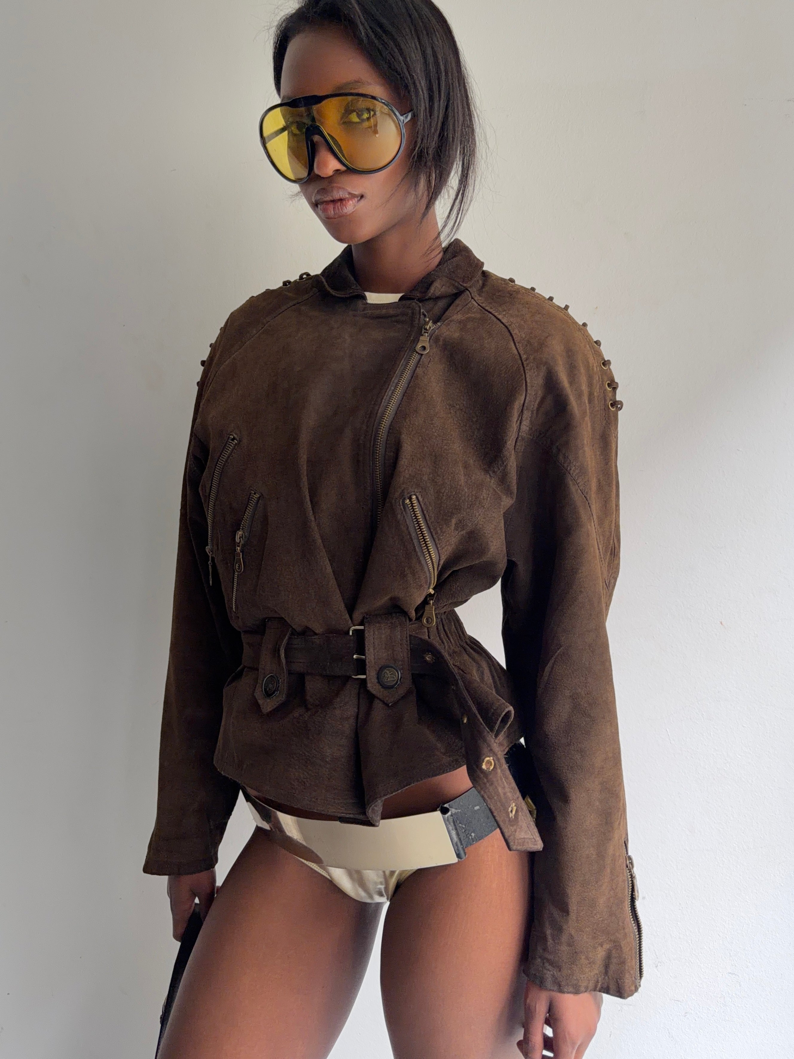 real leather jacket