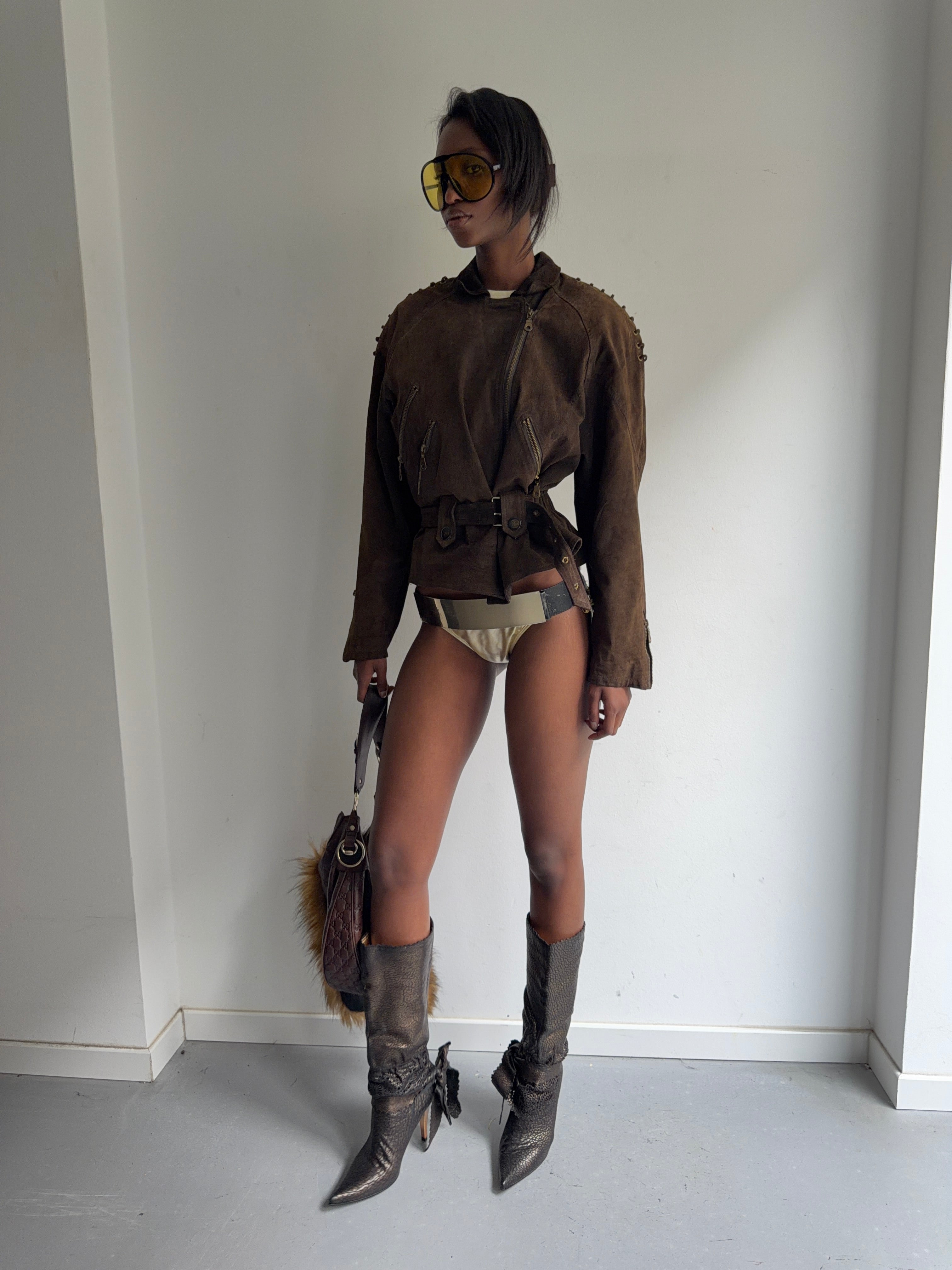 real leather jacket