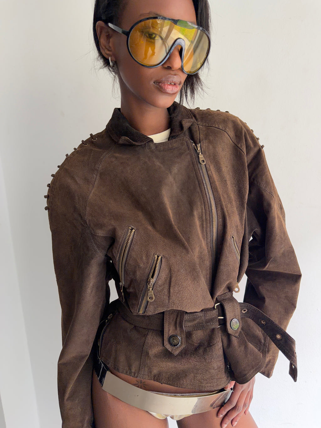 real leather jacket