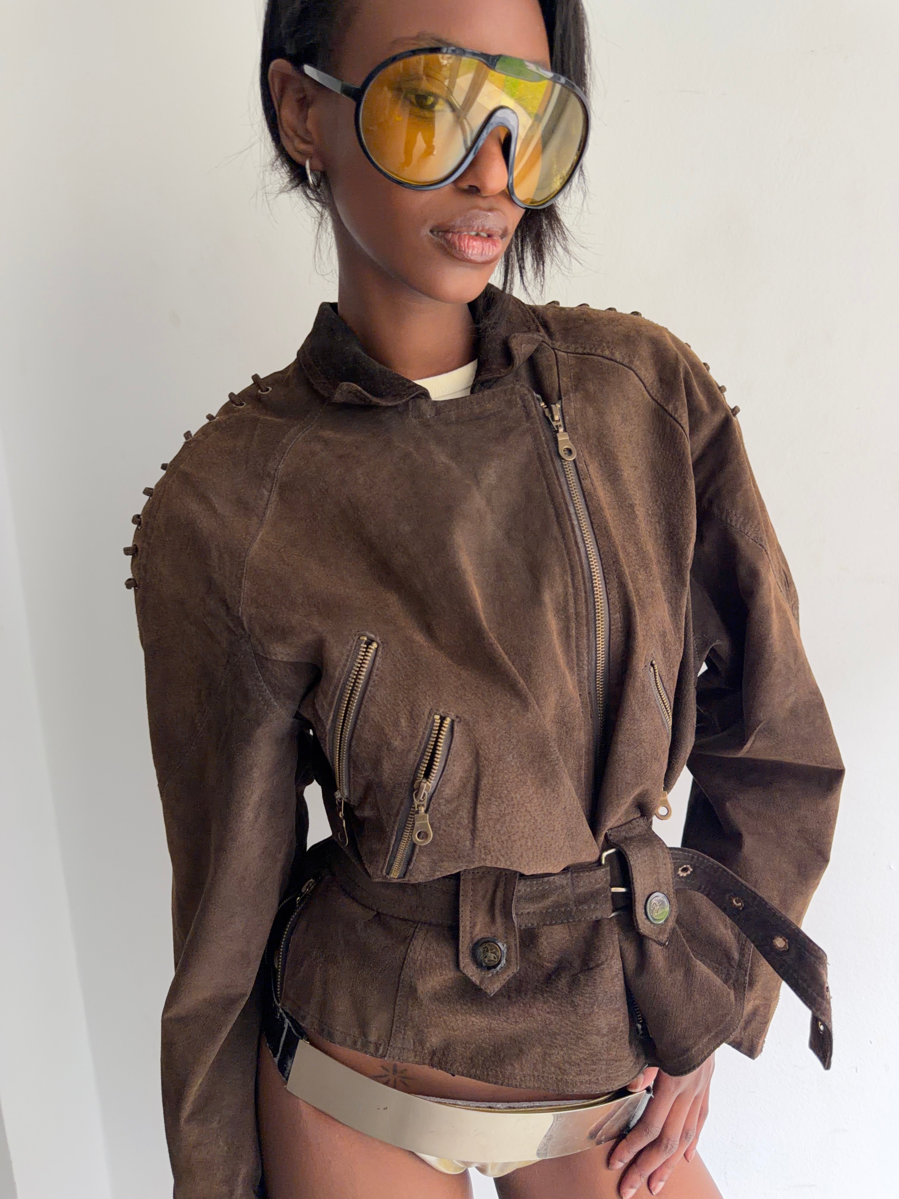 real leather jacket
