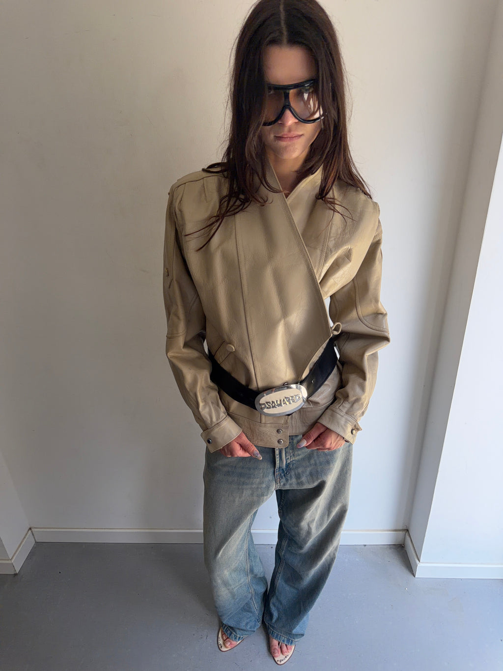 real leather jacket