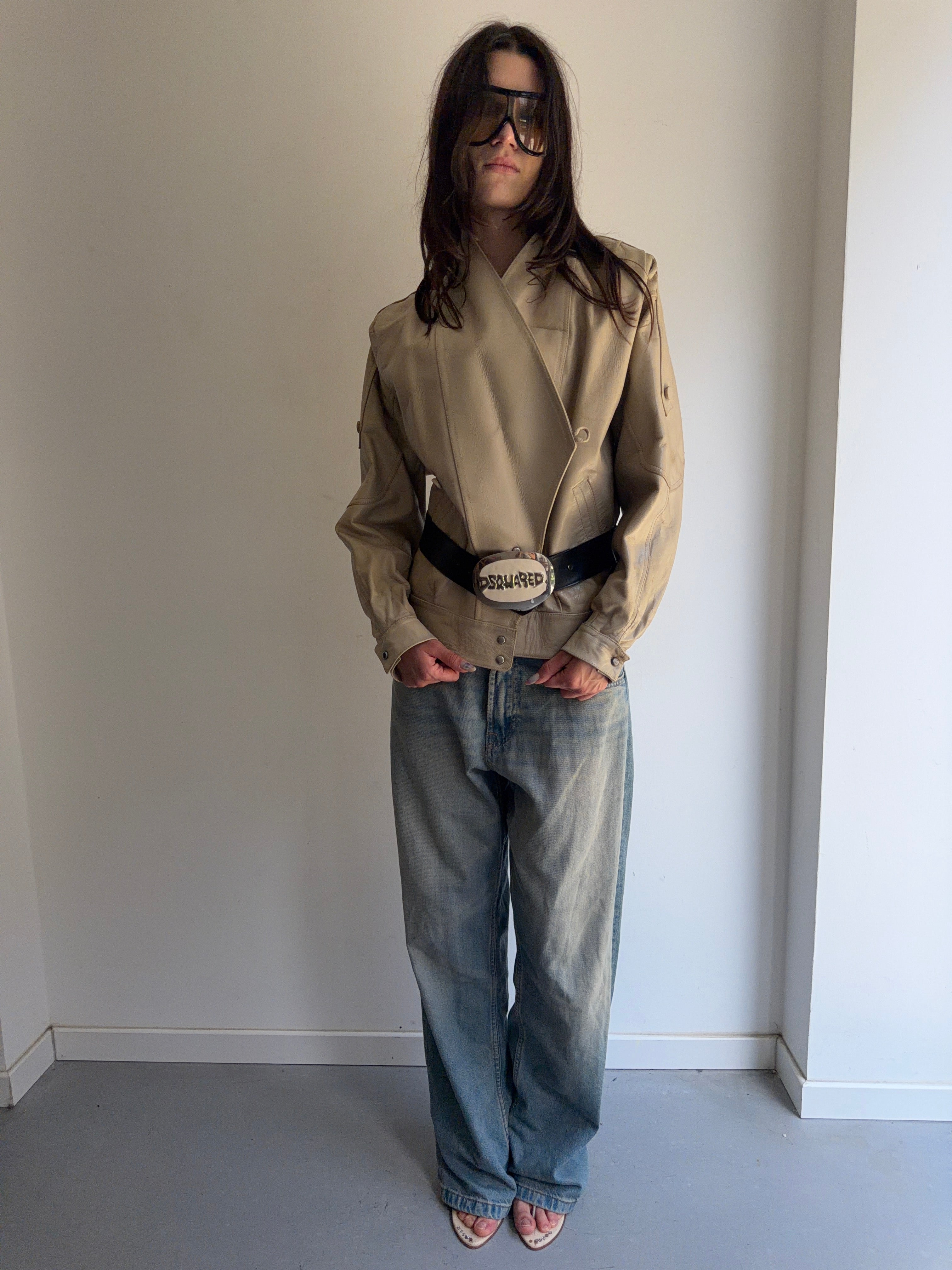 real leather jacket