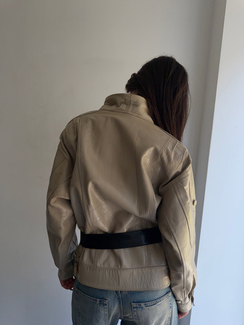 real leather jacket