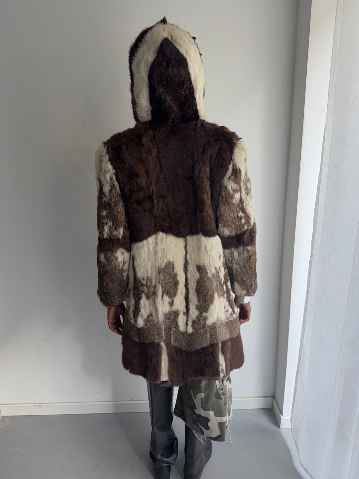 real fur coat