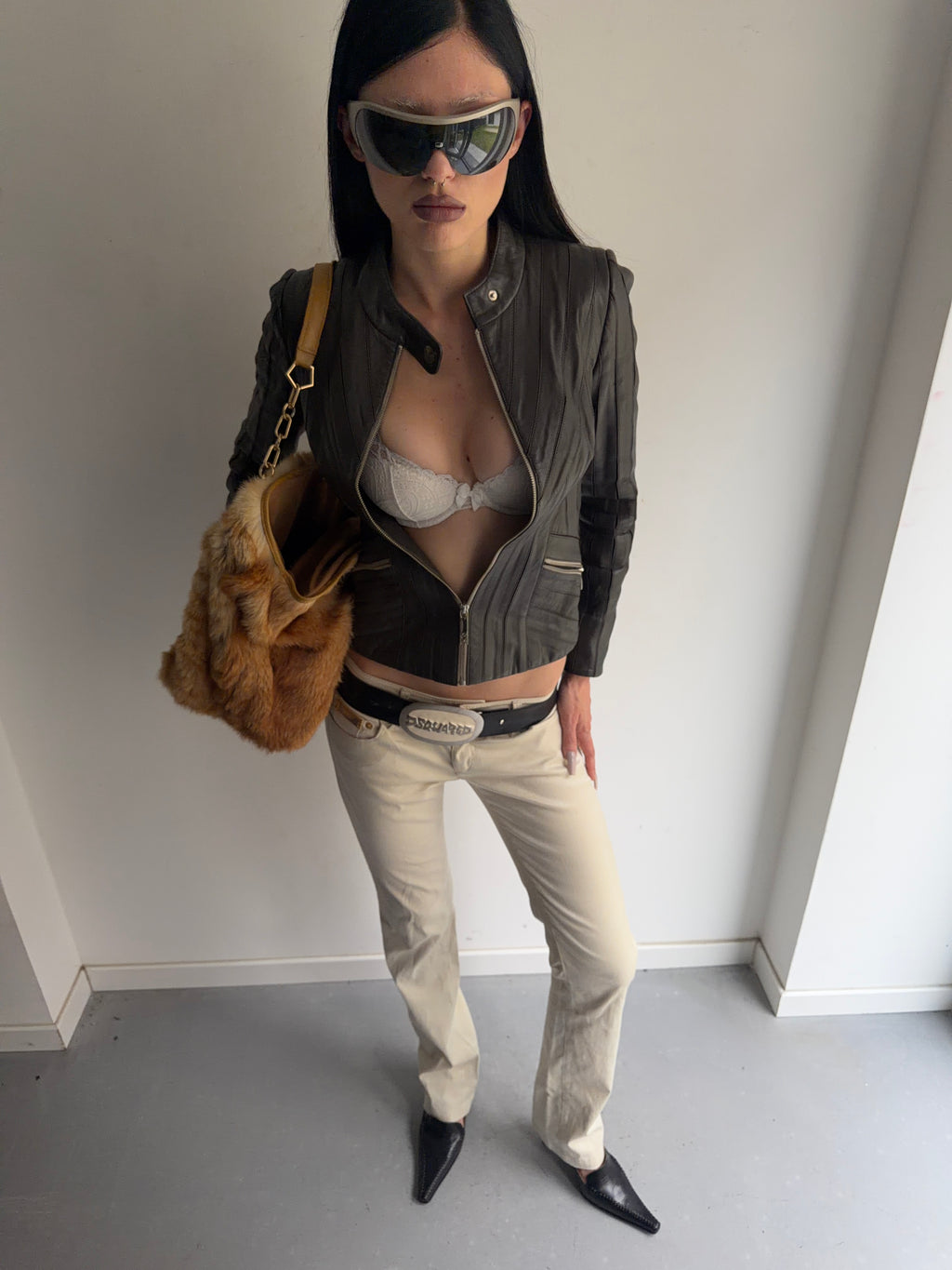 real leather jacket