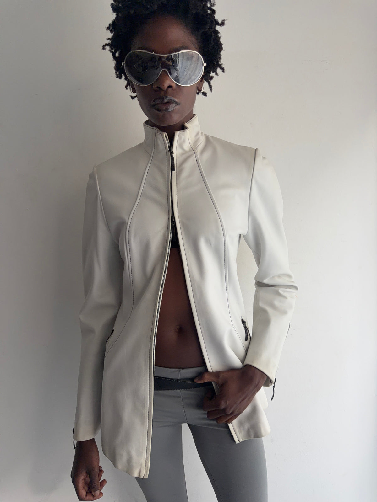 real leather jacket