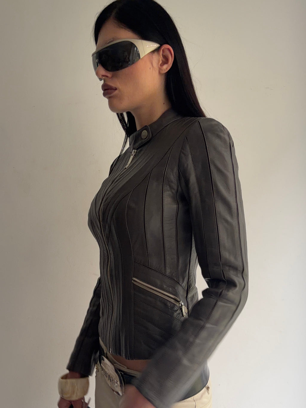 real leather jacket