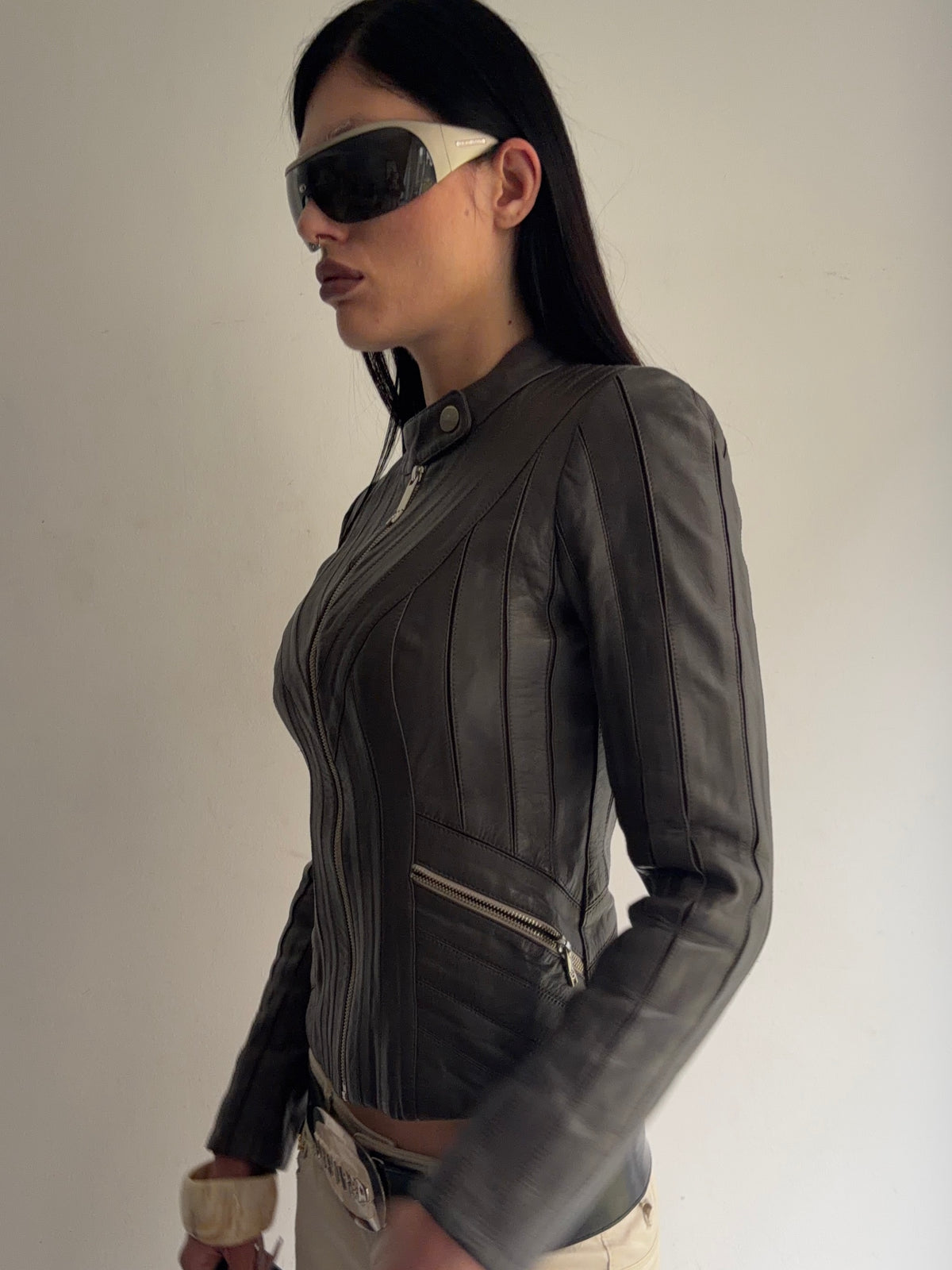real leather jacket