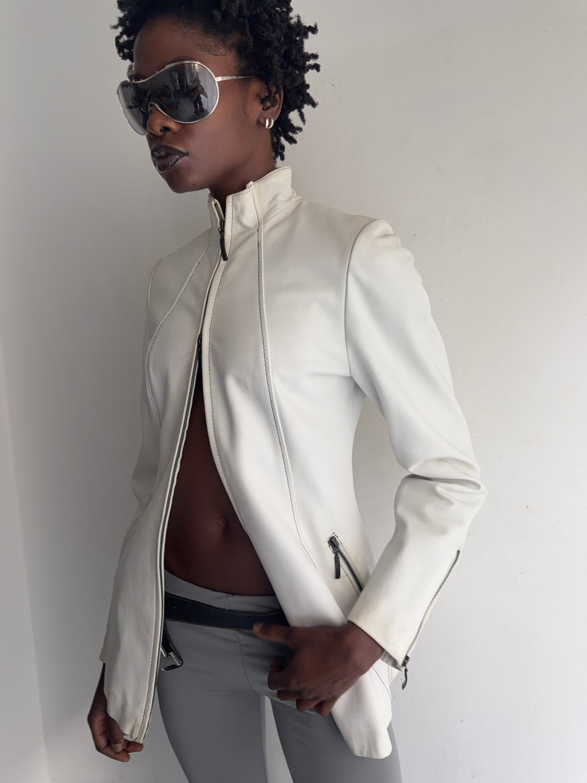 real leather jacket