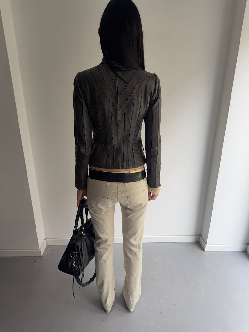 real leather jacket