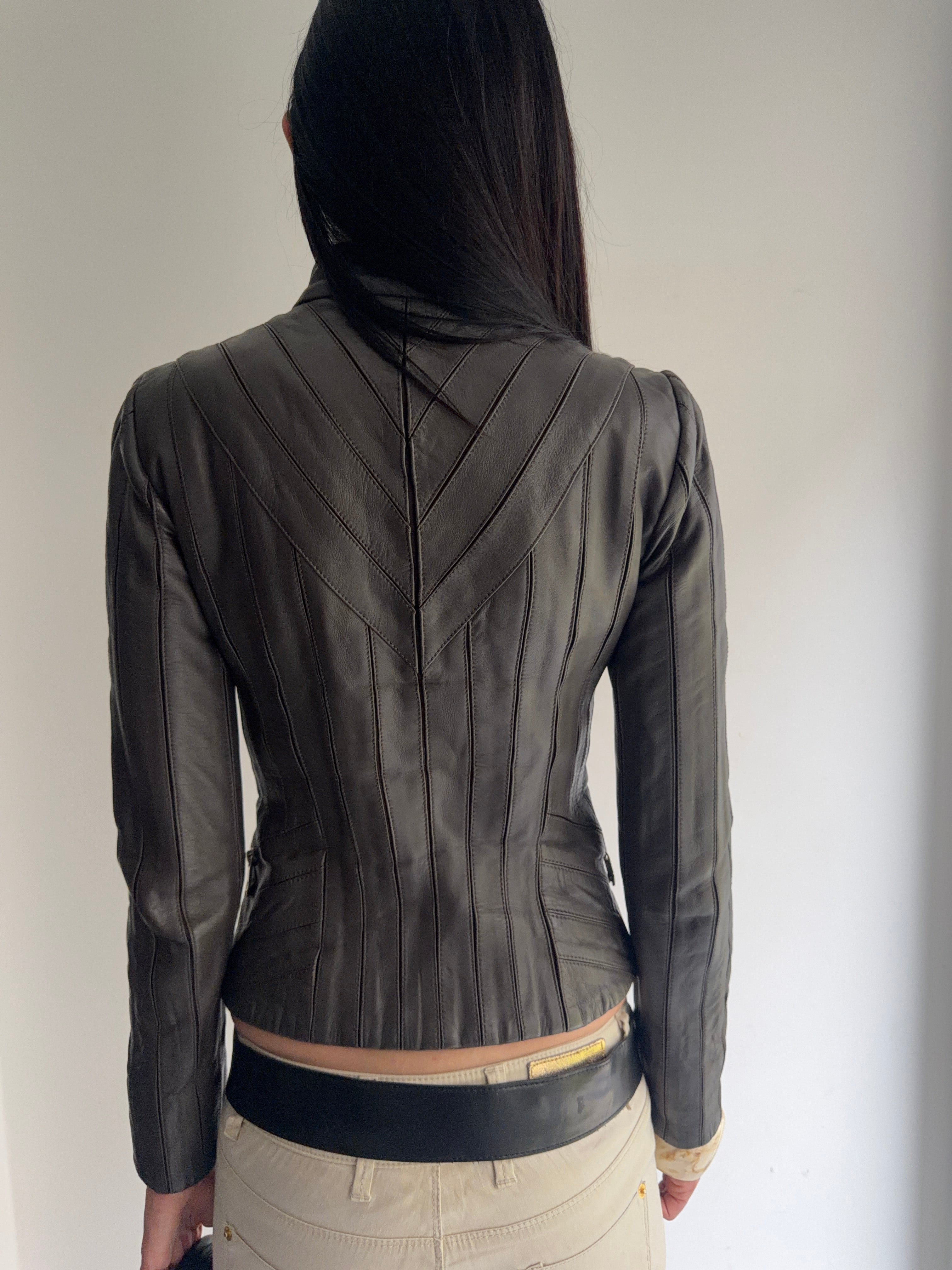 real leather jacket