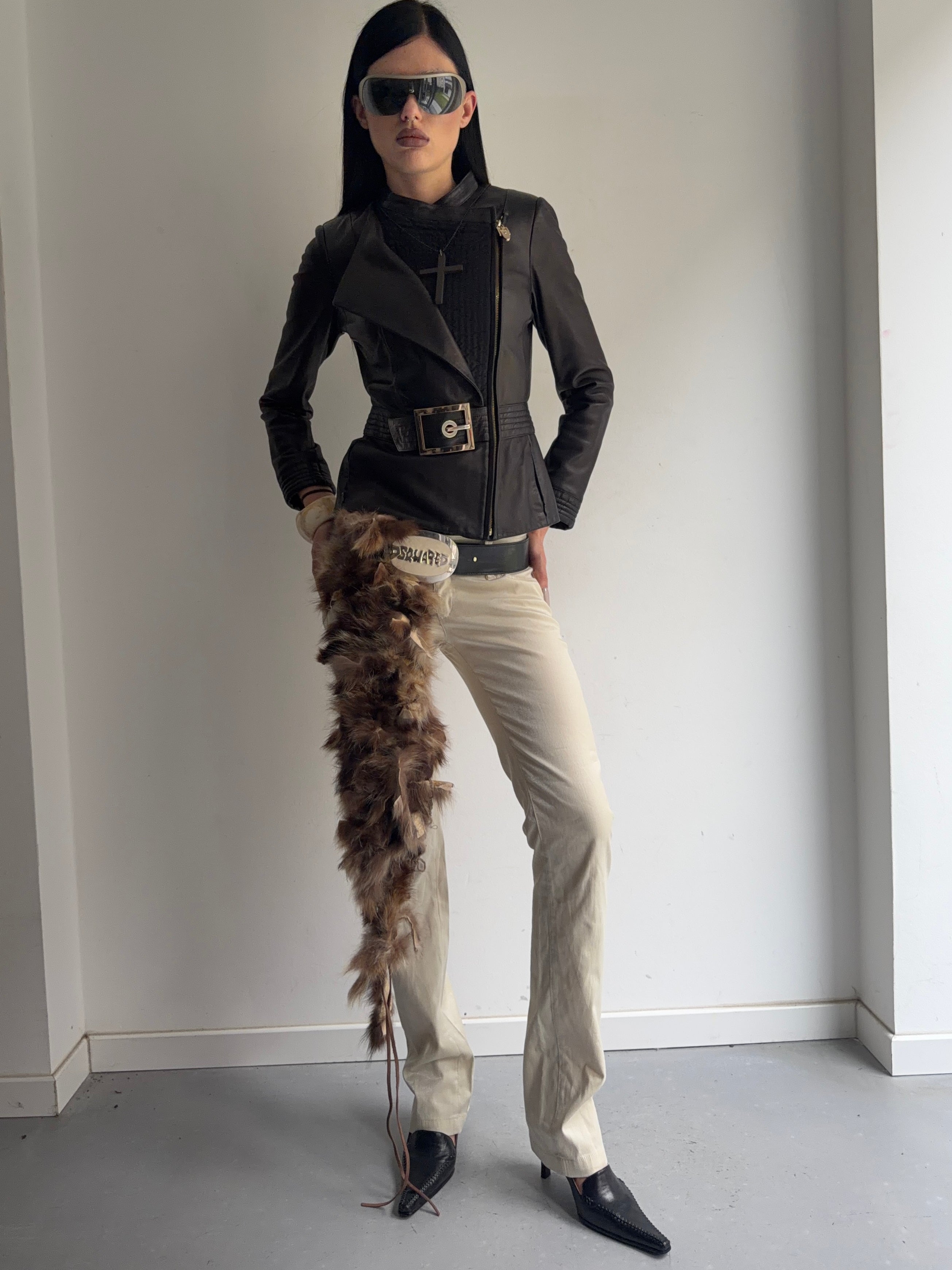 real leather jacket