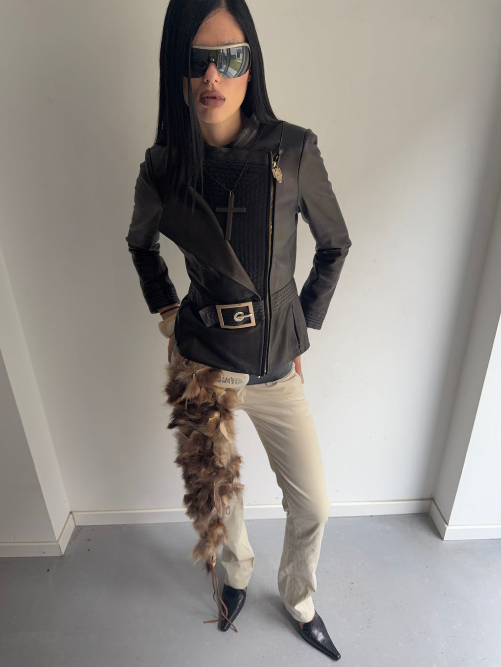 real leather jacket