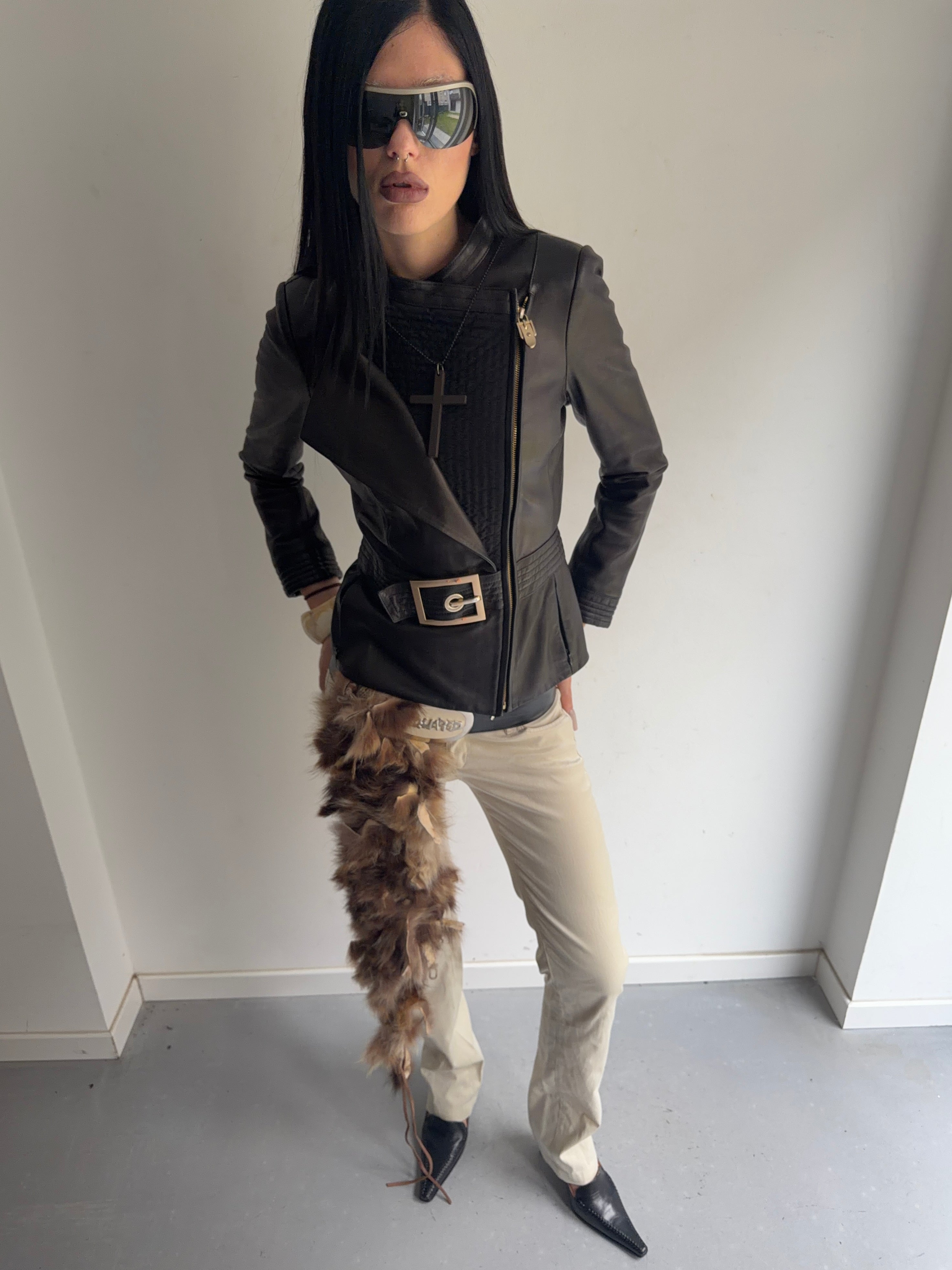 real leather jacket