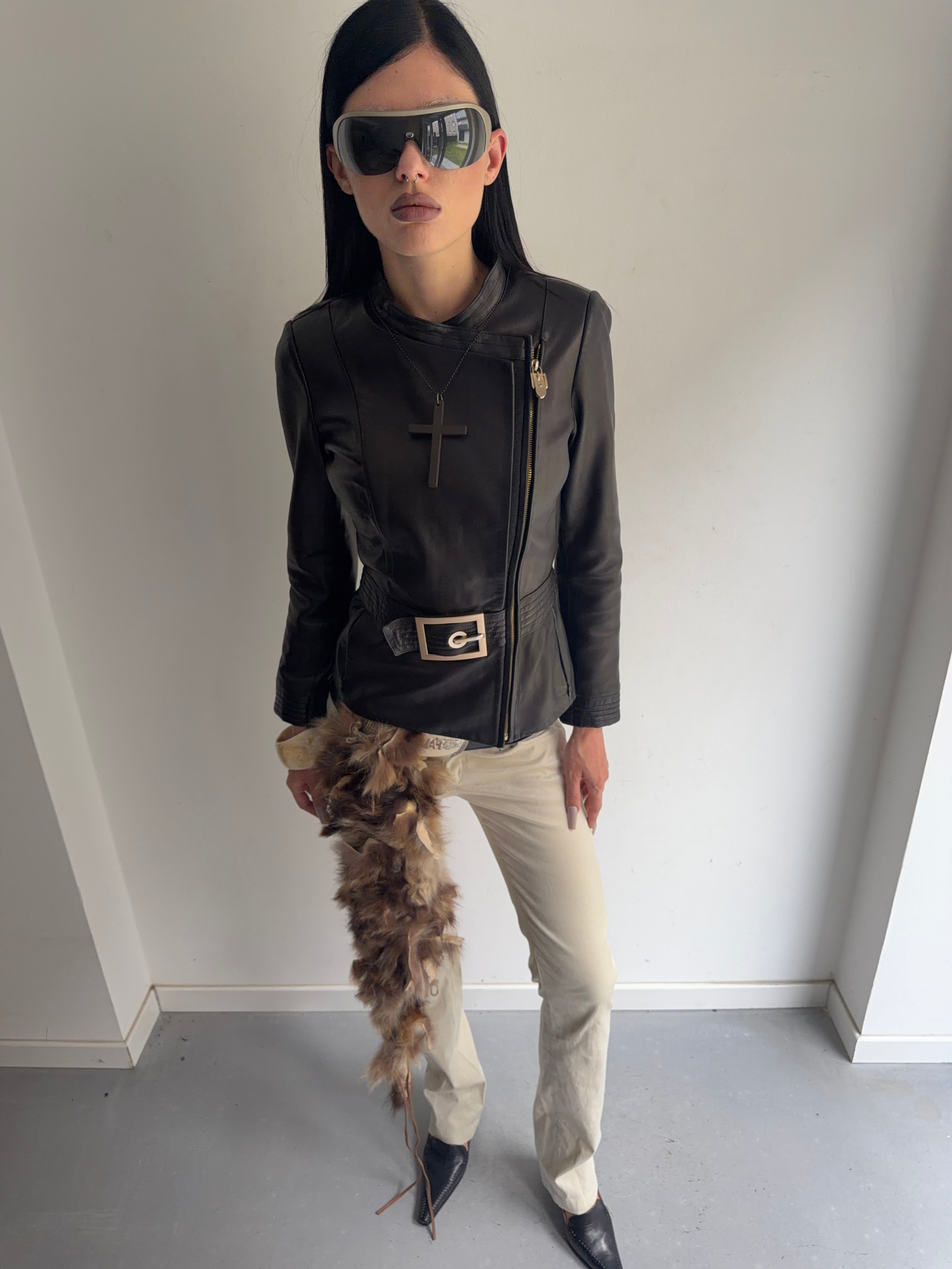 real leather jacket