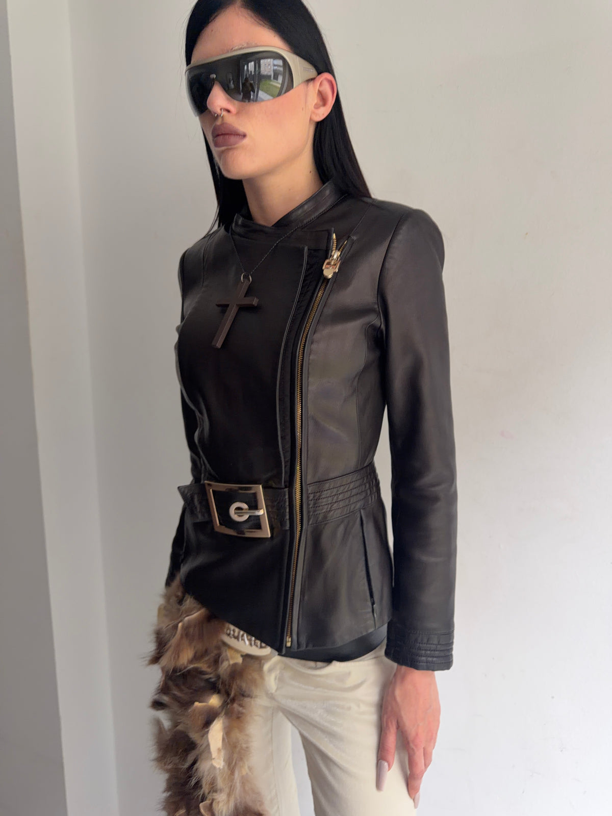 real leather jacket