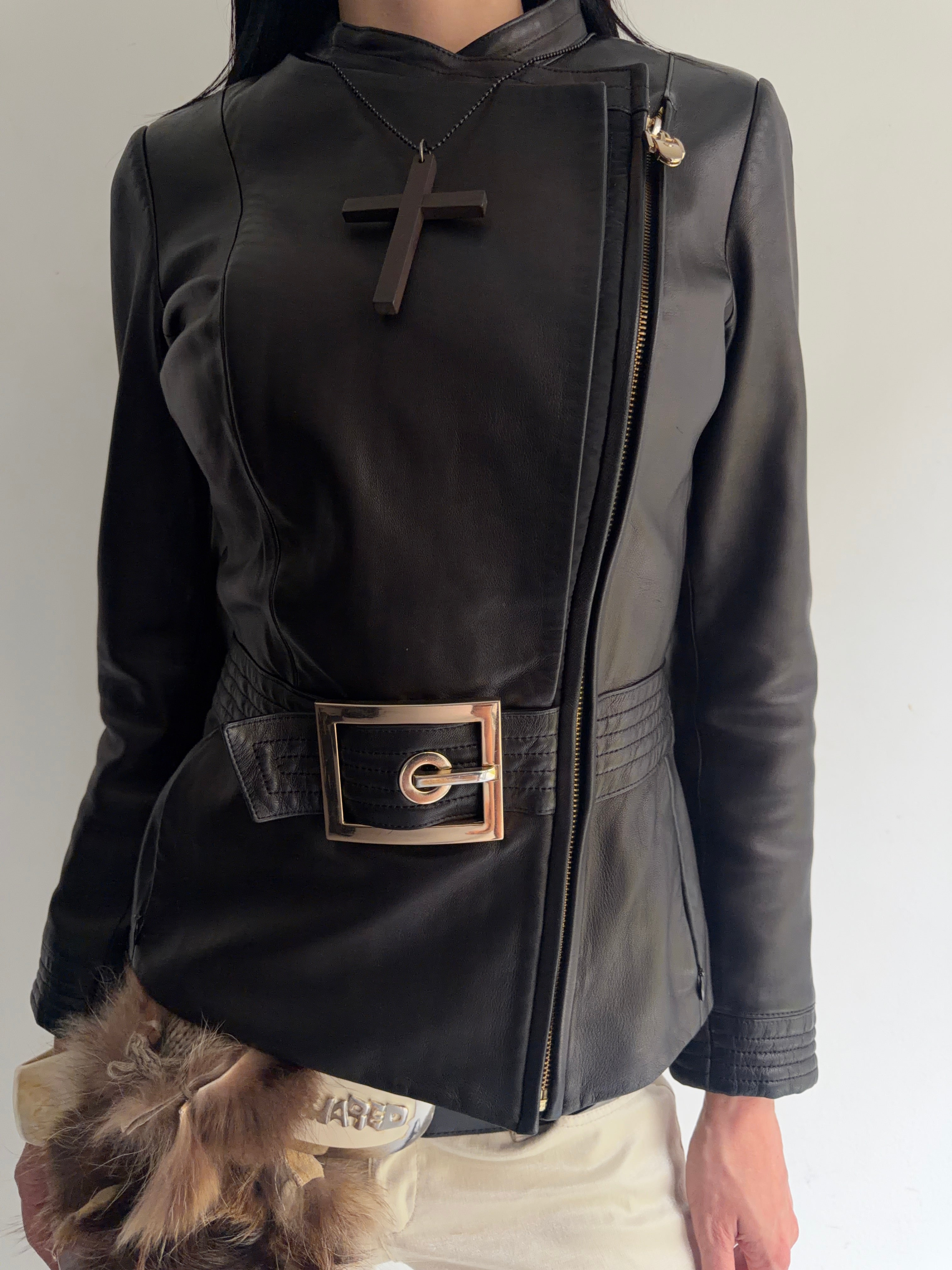 real leather jacket