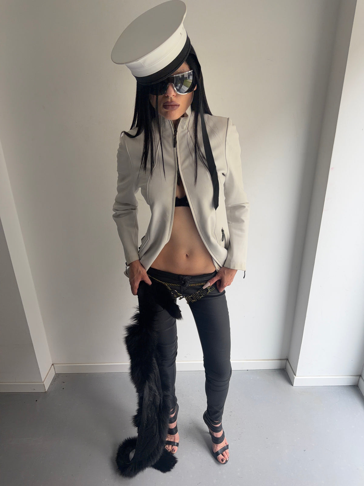 real leather jacket