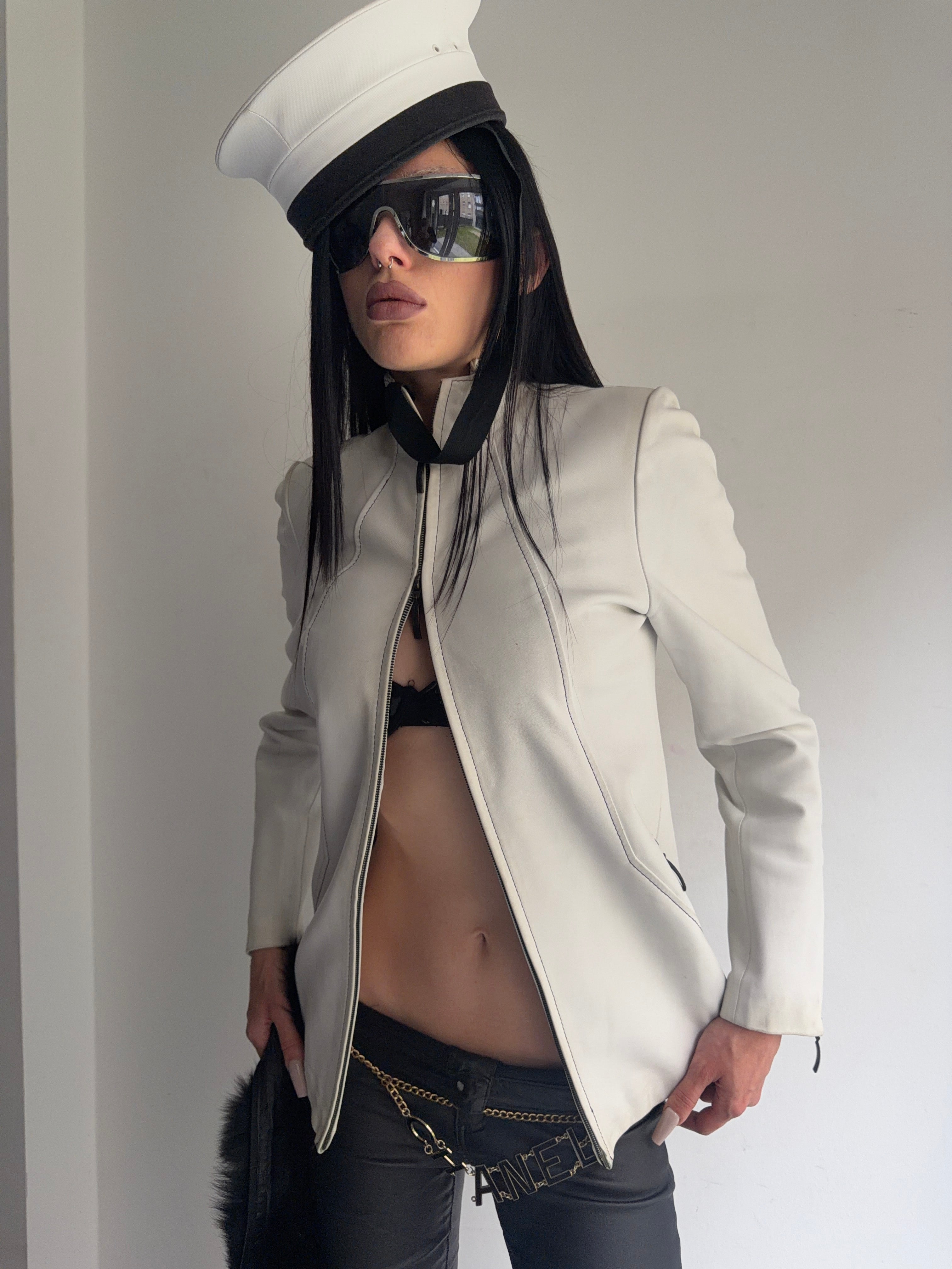 real leather jacket