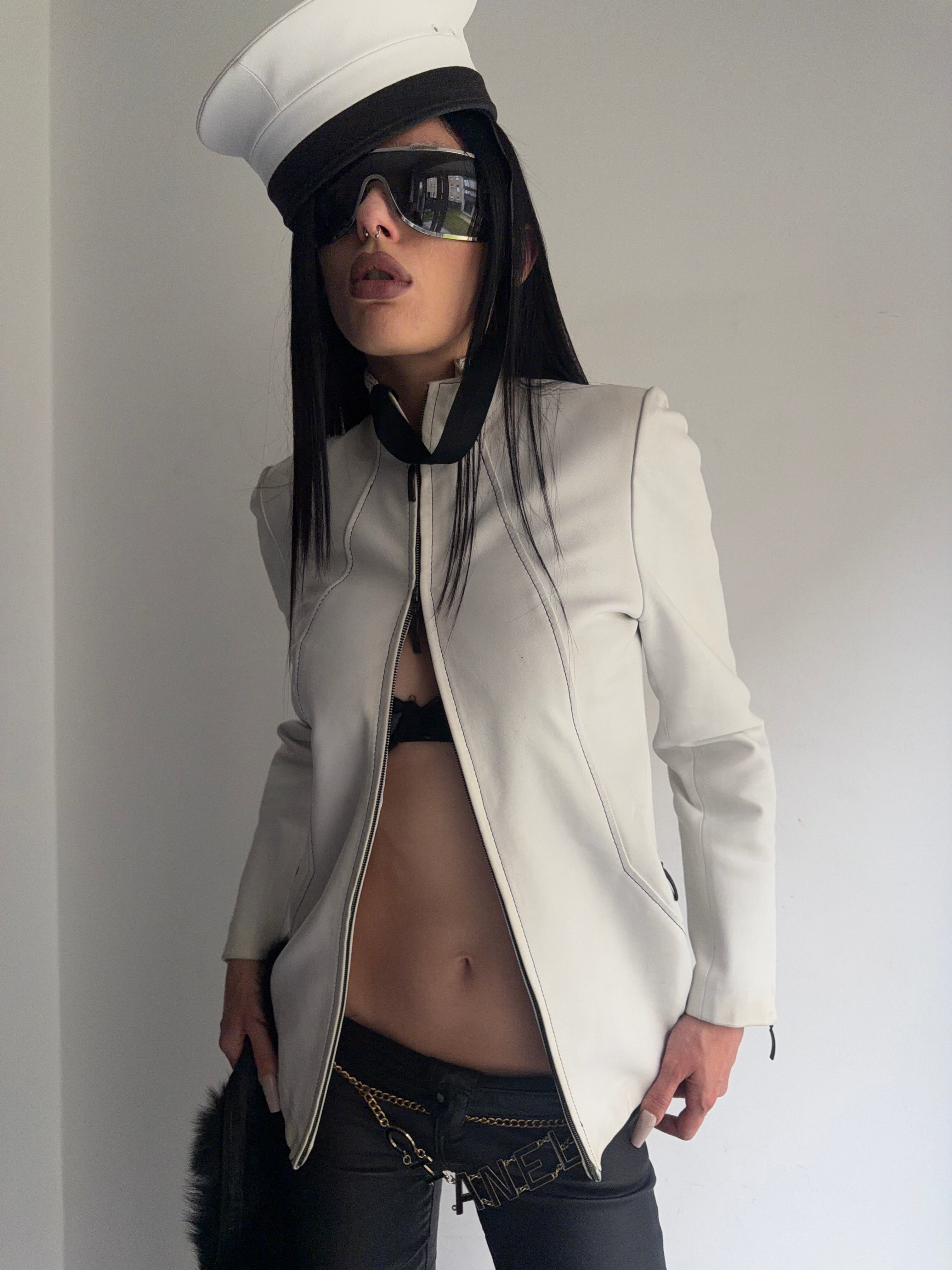 real leather jacket