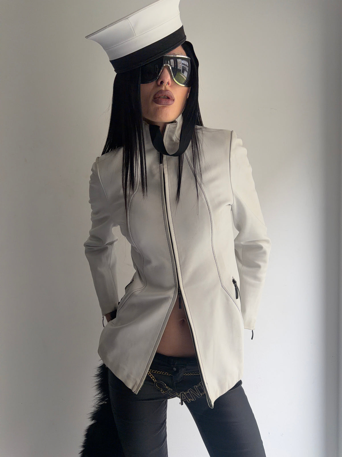 real leather jacket