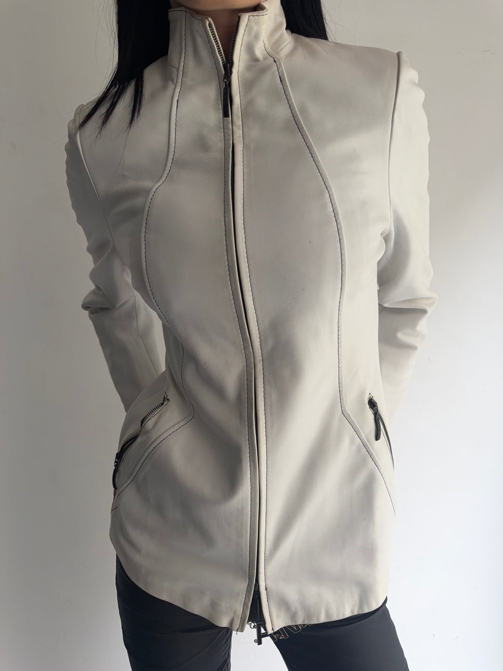 real leather jacket