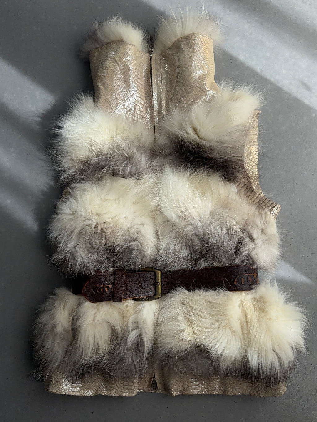 real fur vest (s)