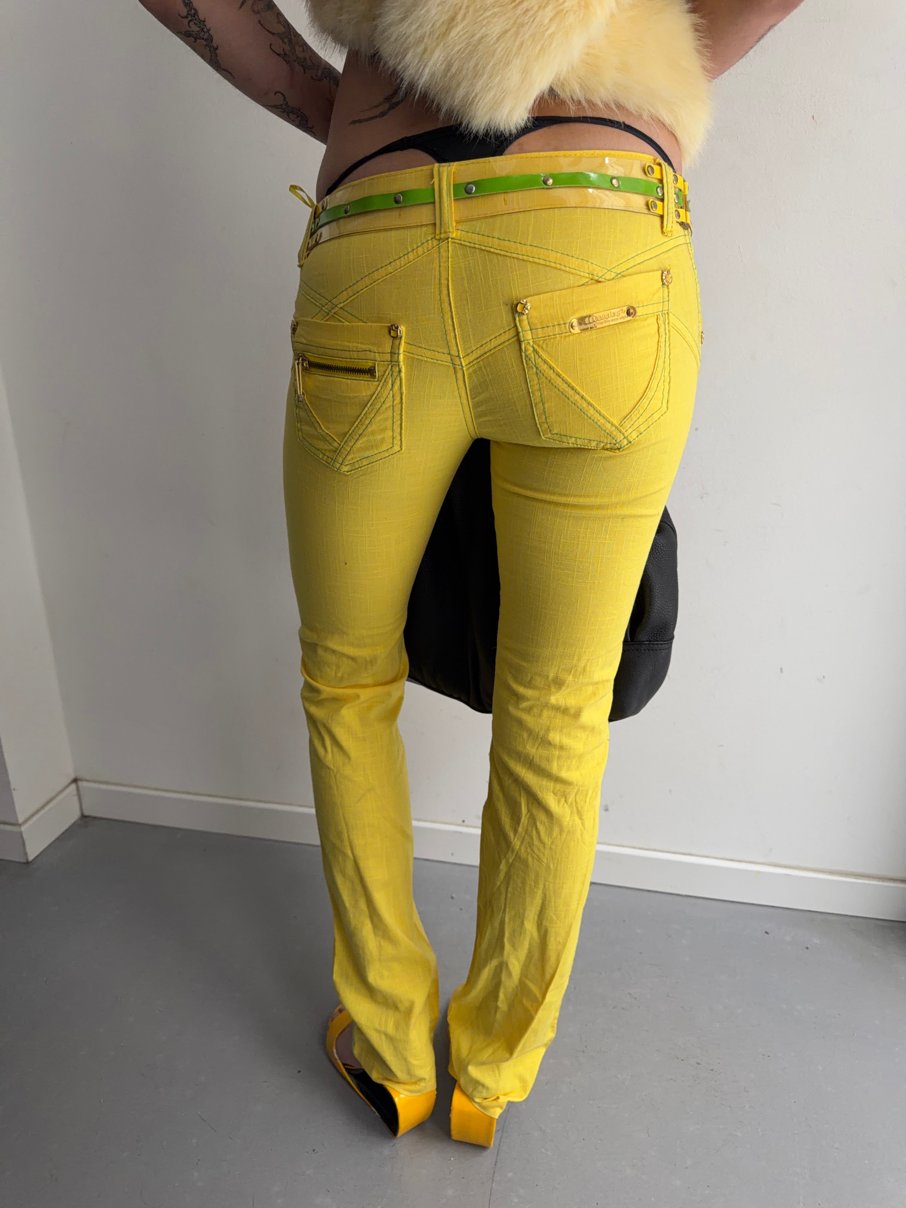 pants with belt
