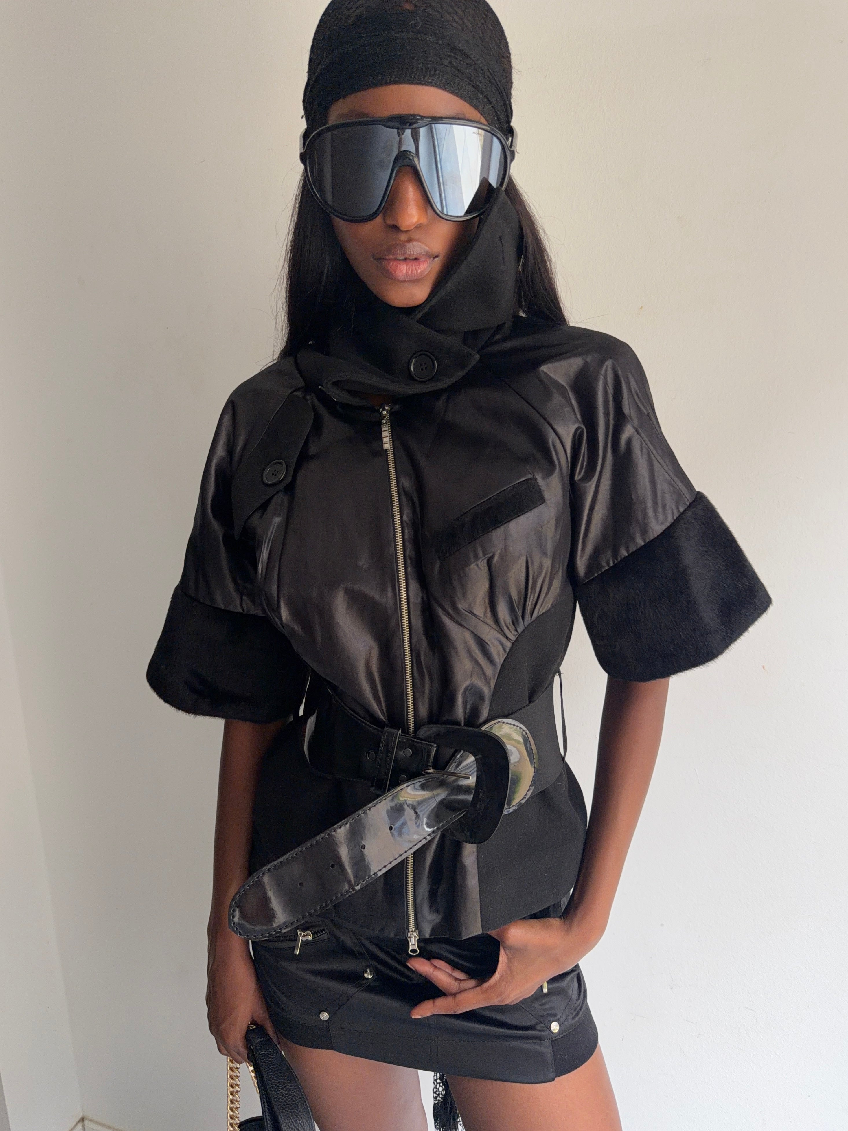 jacket with belt