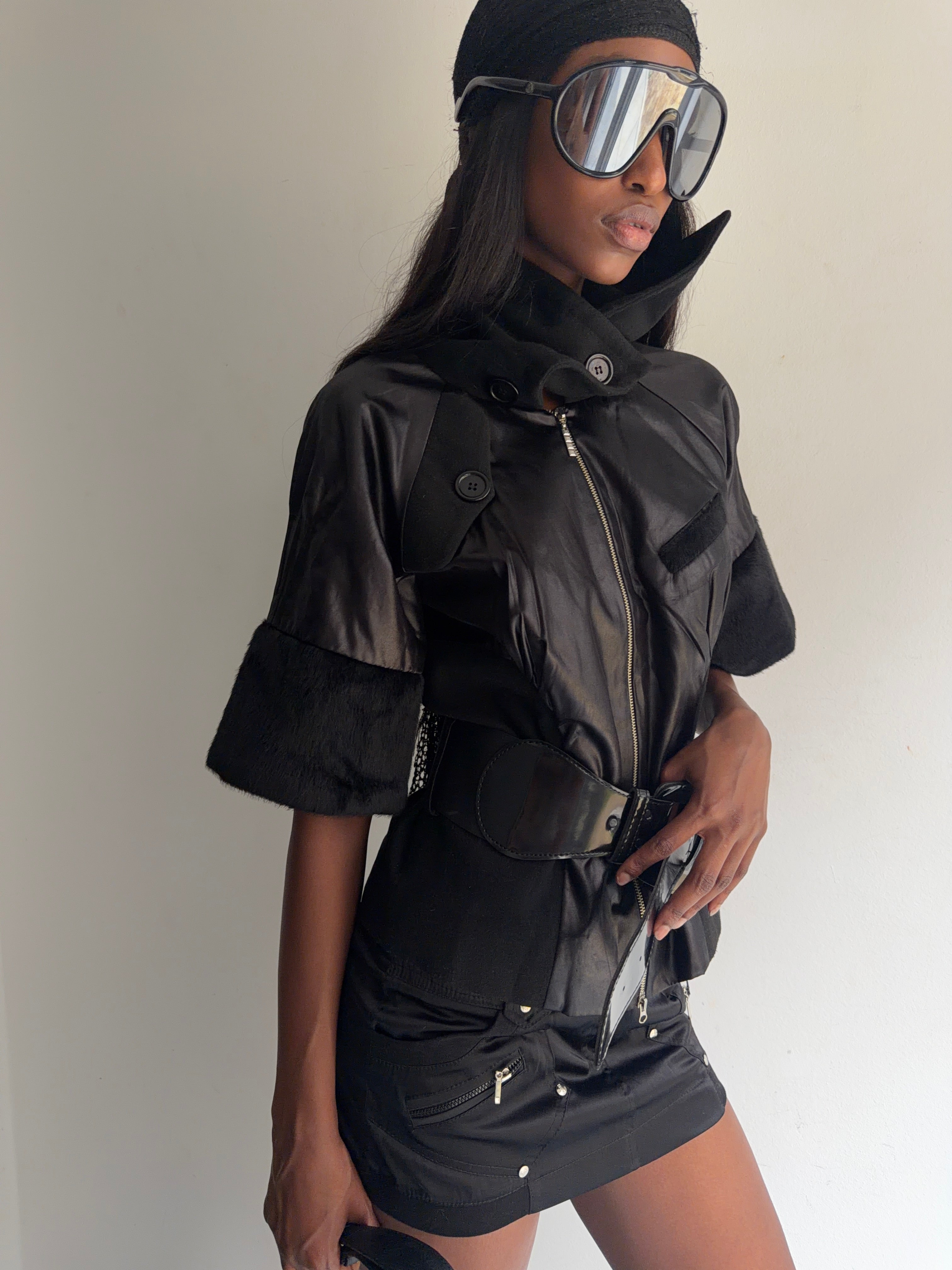 jacket with belt